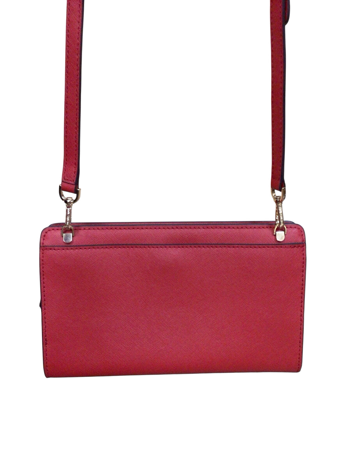 Michael Kors "Jet Set" Red Leather Crossbody