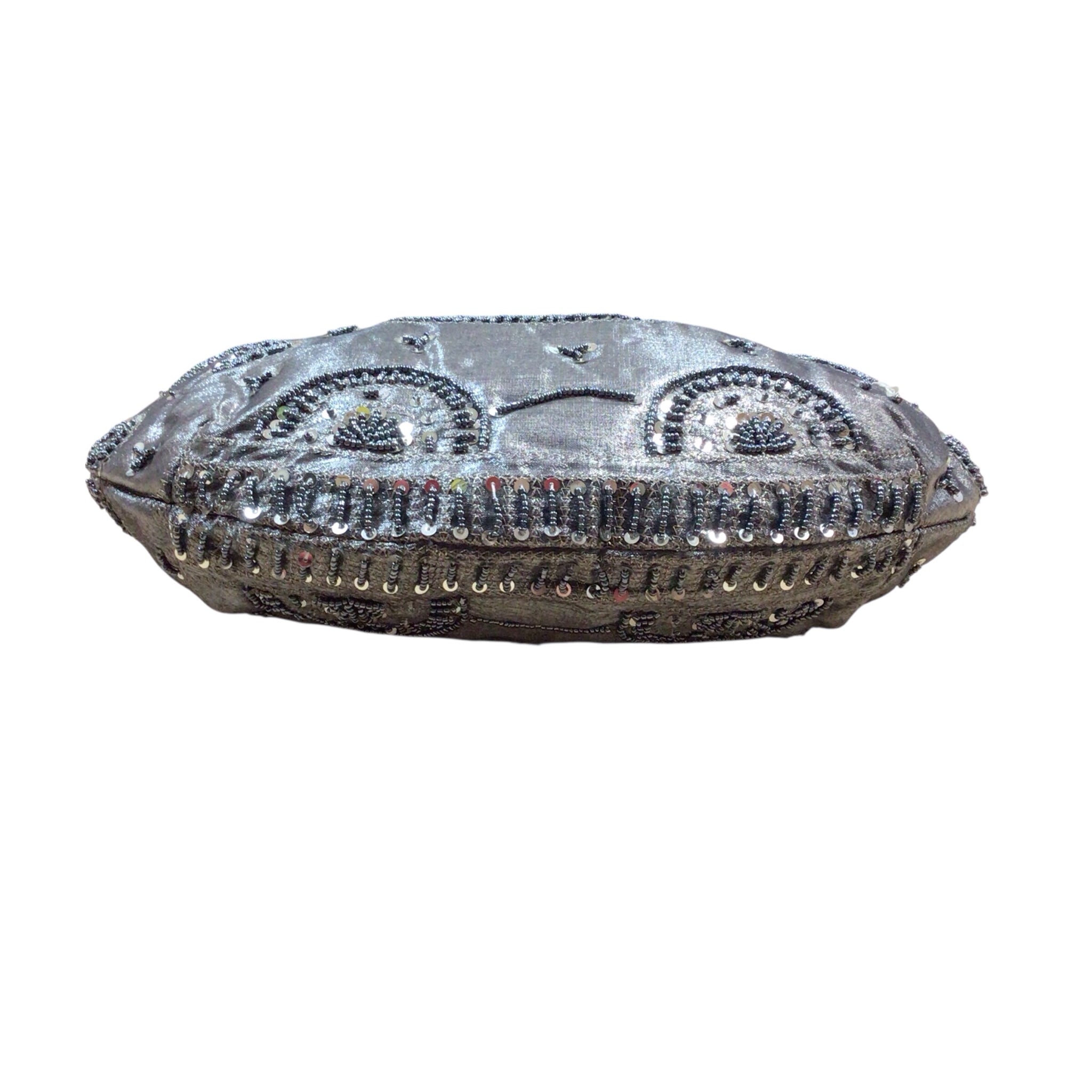 Fashion Pewter Sequin Shoulder Bag