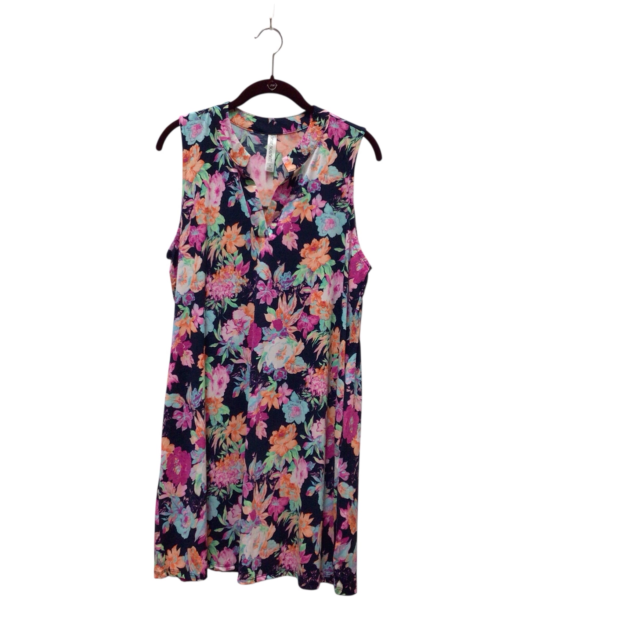 Dear Scarlett Sleeveless Floral Dress Size Medium