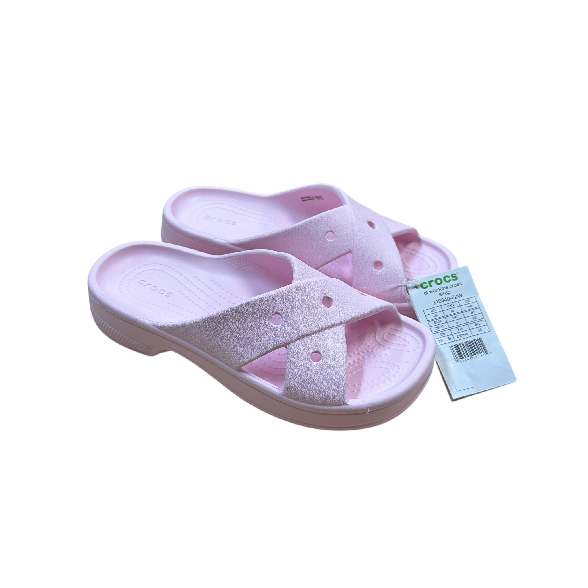 Crocs Women Cross Strap Sandals Size 6W