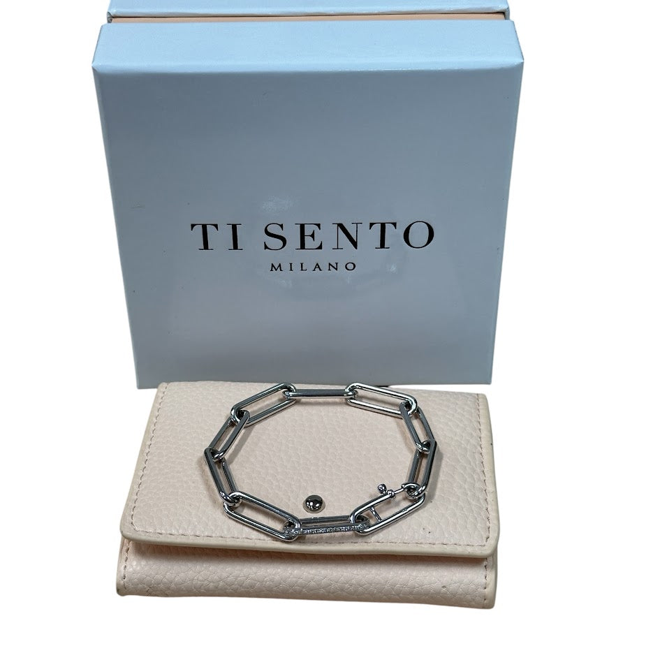 Ti Sento Sterling Silver Bracelet - Paperclip Milano Chain Design