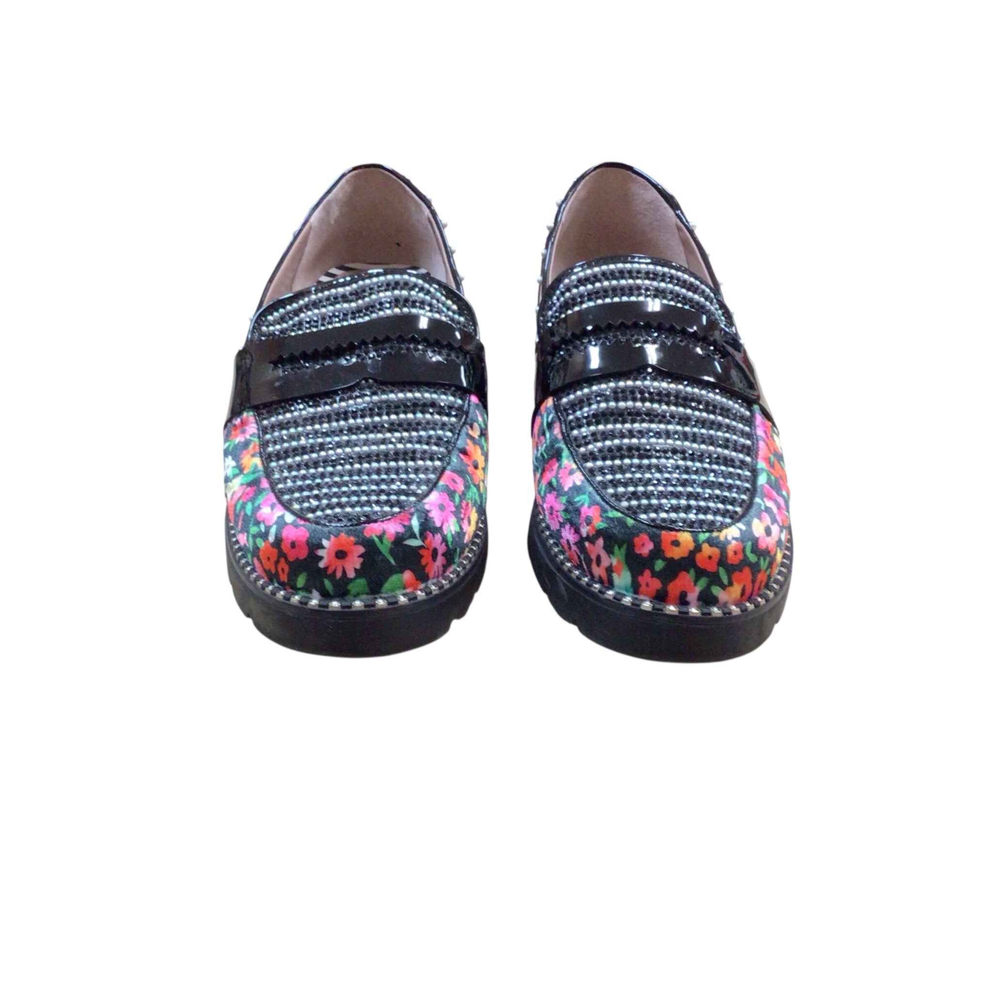 Betsey Johnson "Darian" Embelisshed Loafers Size 11