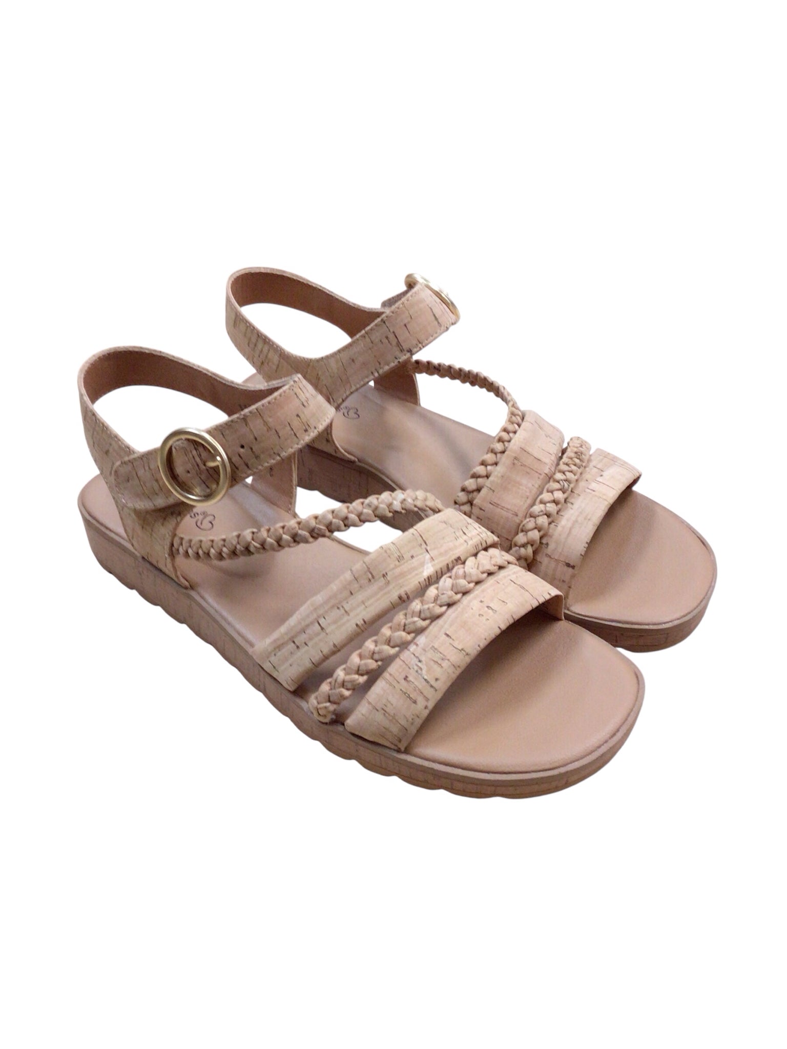Baretraps "Gwyneth" Slide Cork Sandals Size 9