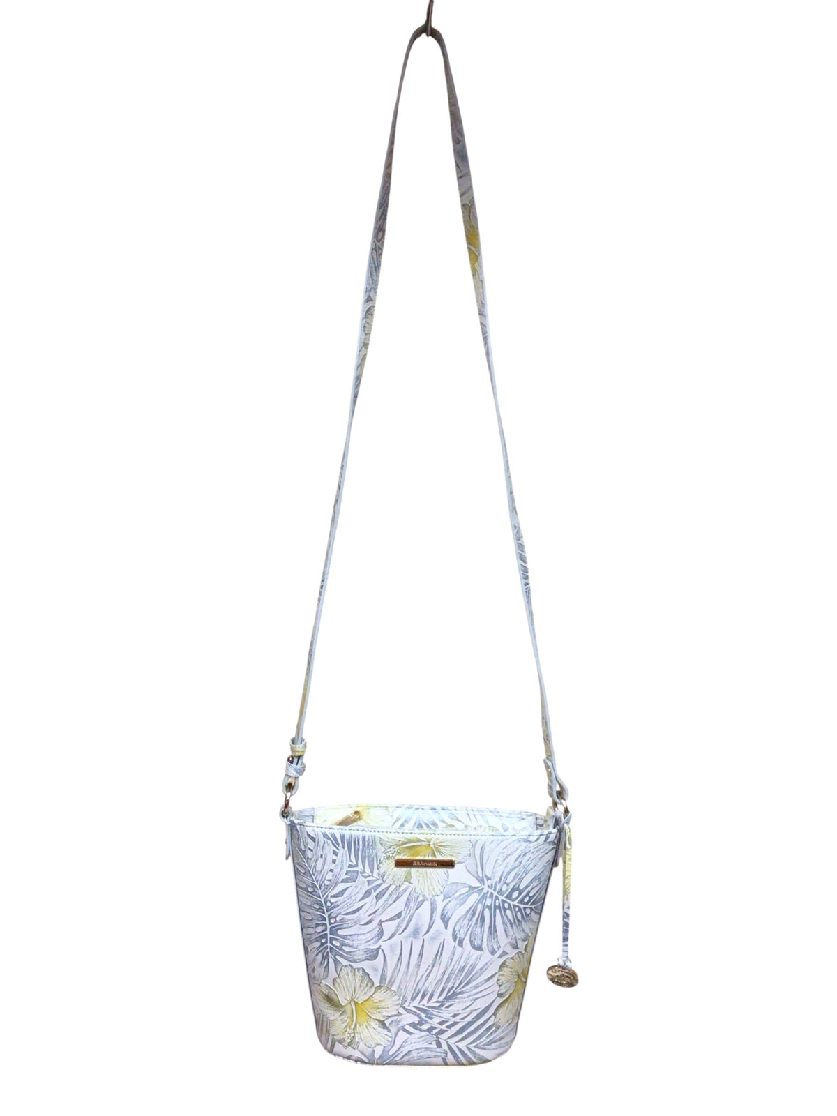 Brahmin "Mini Quinn" Bucket "Lemonade Nostalgia" Crossbody Bag