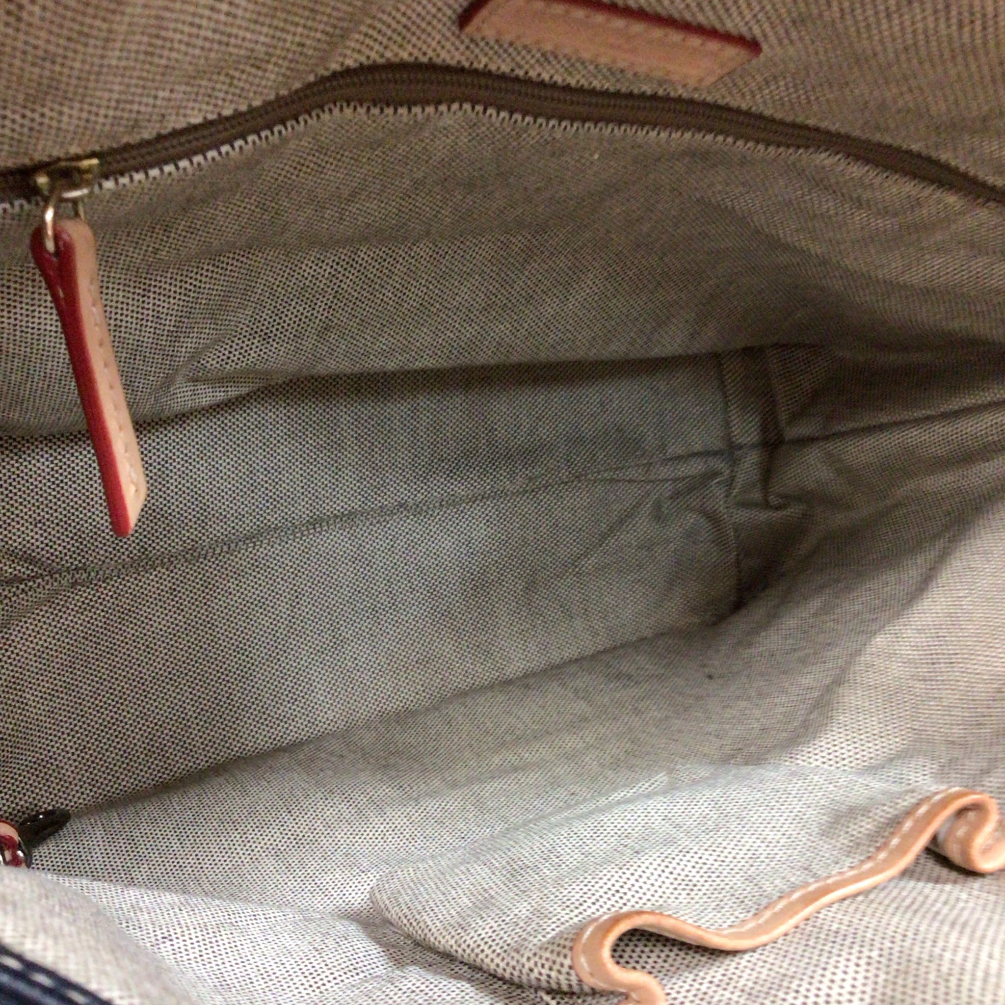 Dooney & Bourke "Dillen" Navy Leather Crossbody Satchel