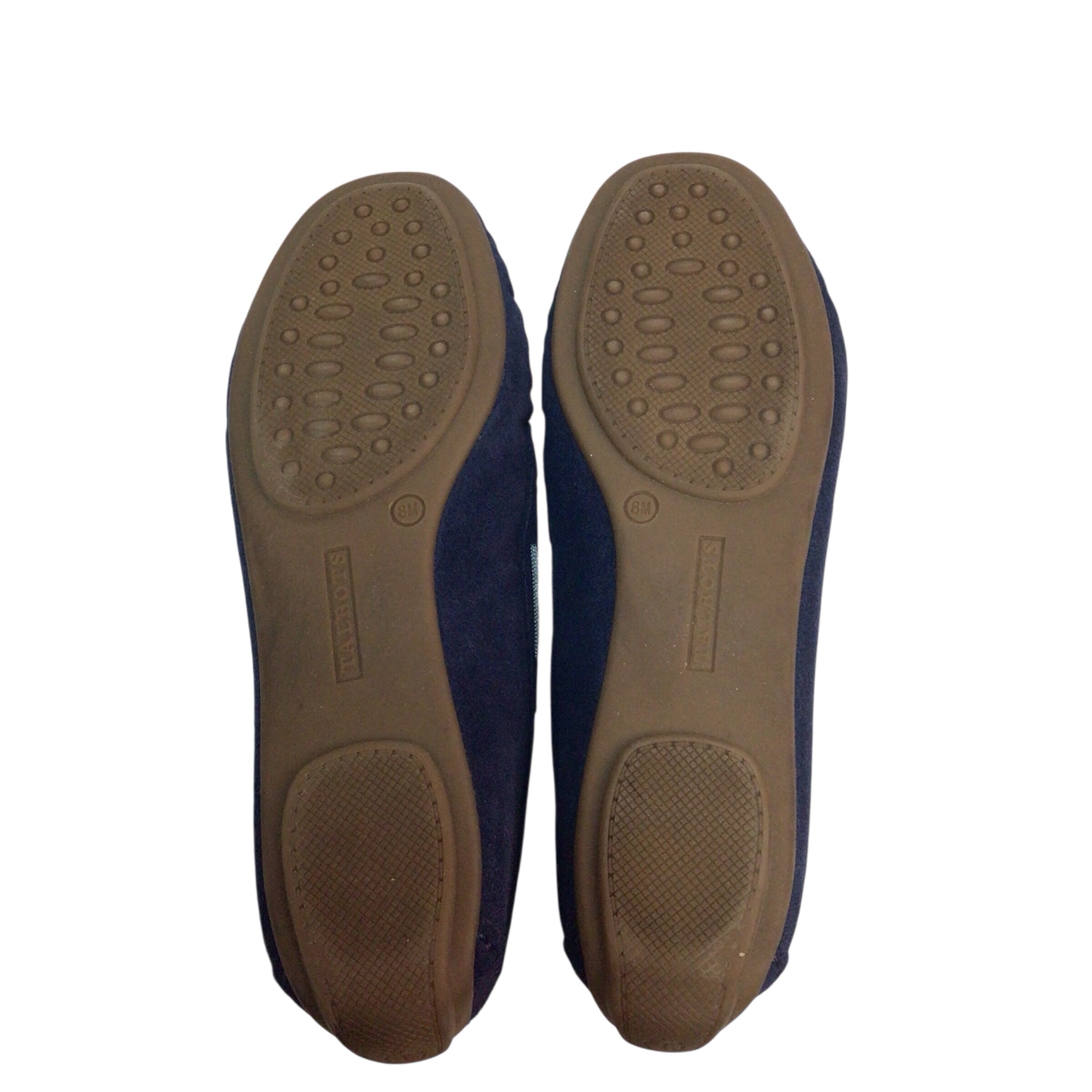 Talbots Women's Indigo Blue Everson Sailboat Moccasins Size 8