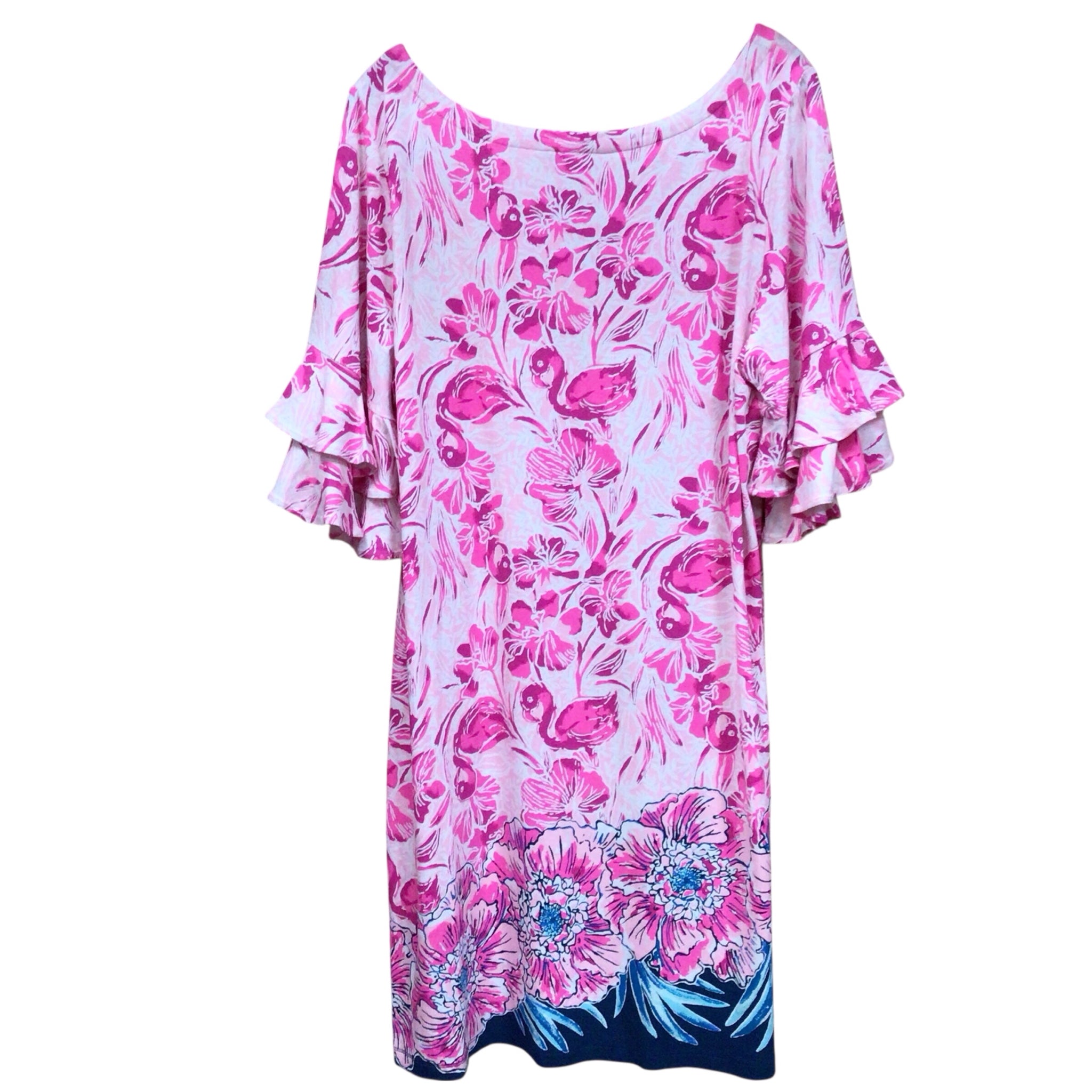 Lilly Pulitzer "Lula" Coral Reef Dress Size XL