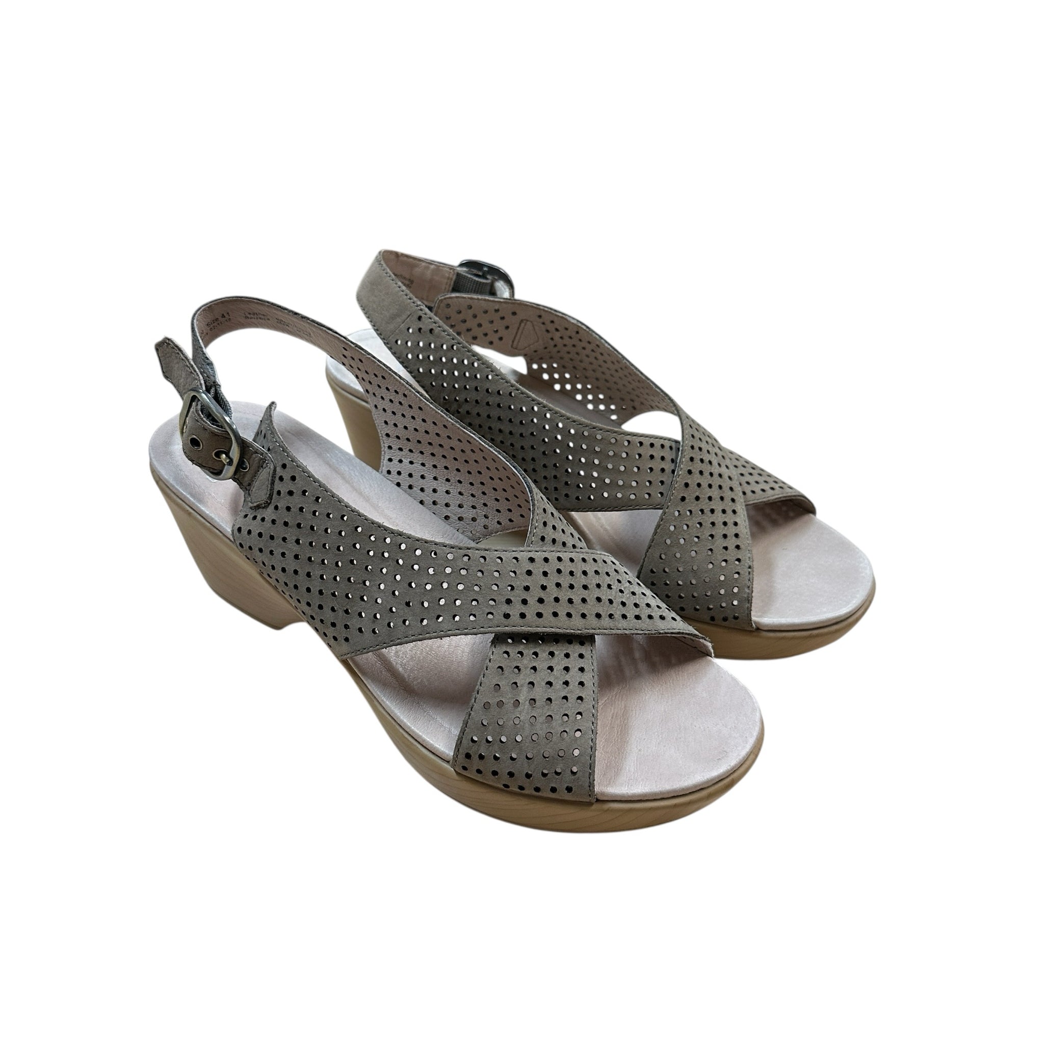 Dansko Gray Sandals Size 9