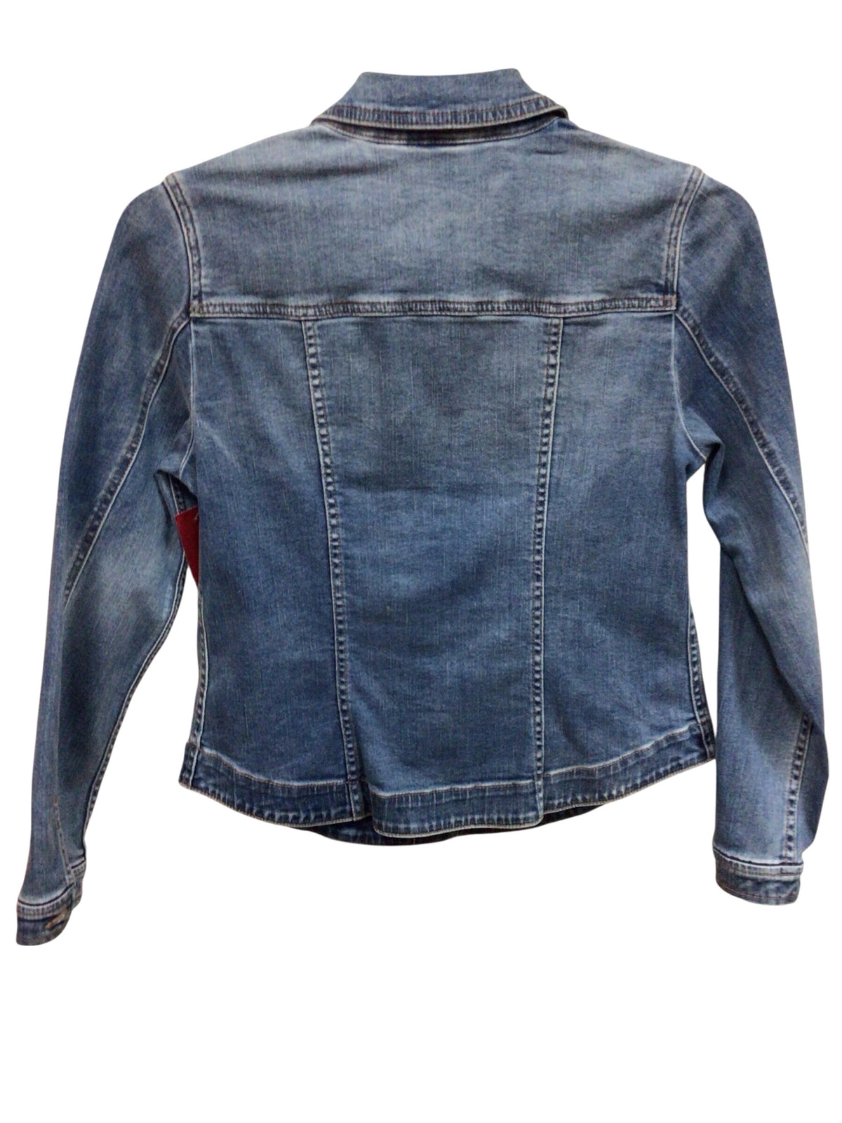 Chico's Long Sleeve Denim Button Down Jacket Size Small