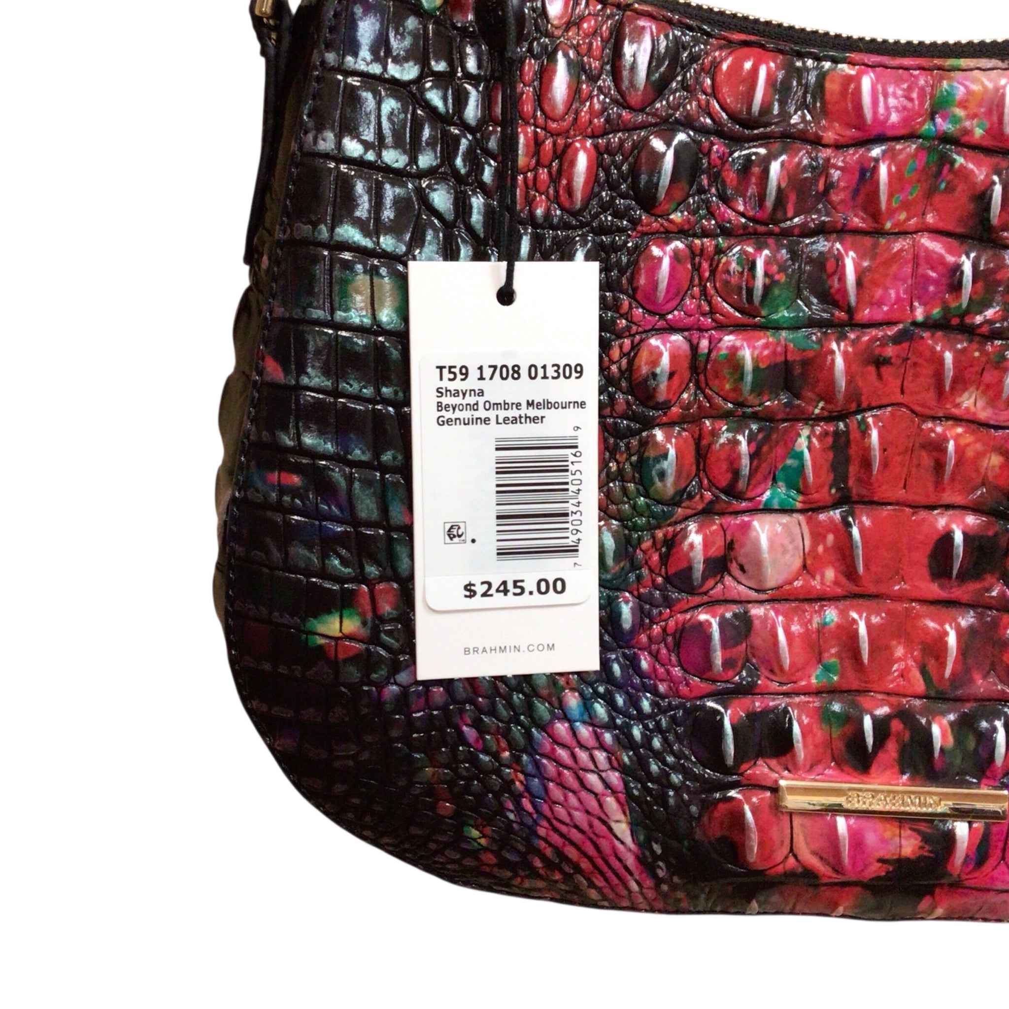 Brahmin "Shayna" Beyond Ombre Melbourne Crossbody Bag