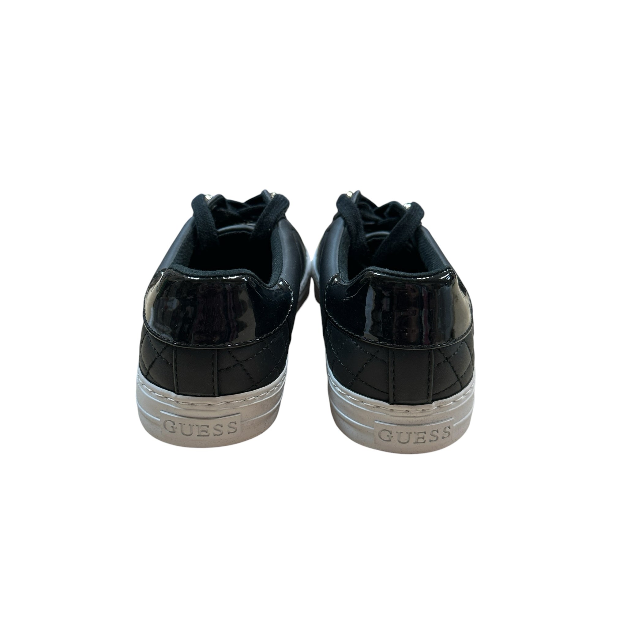 Guess "Loven" Black Quilted Sneakers Size 10