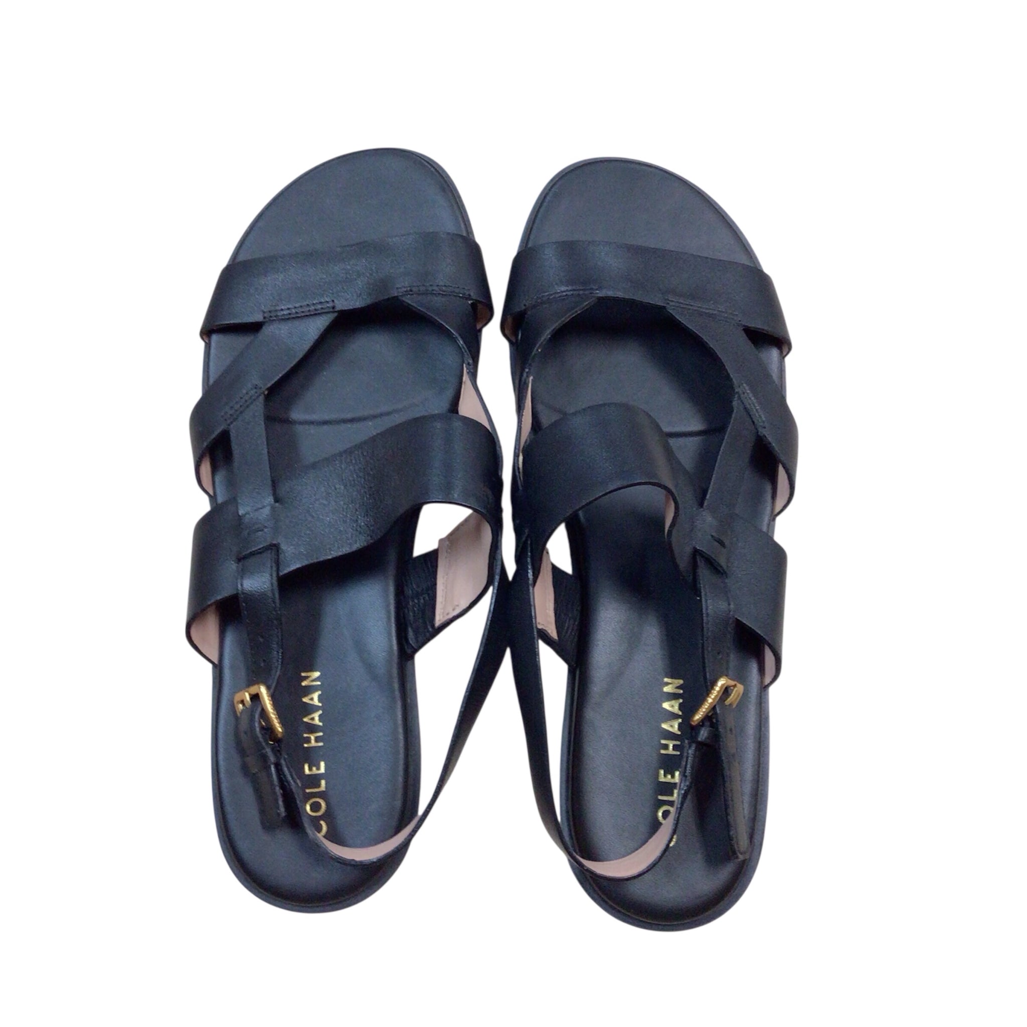 Cole Haan Black Strap Sandals Size 8.5