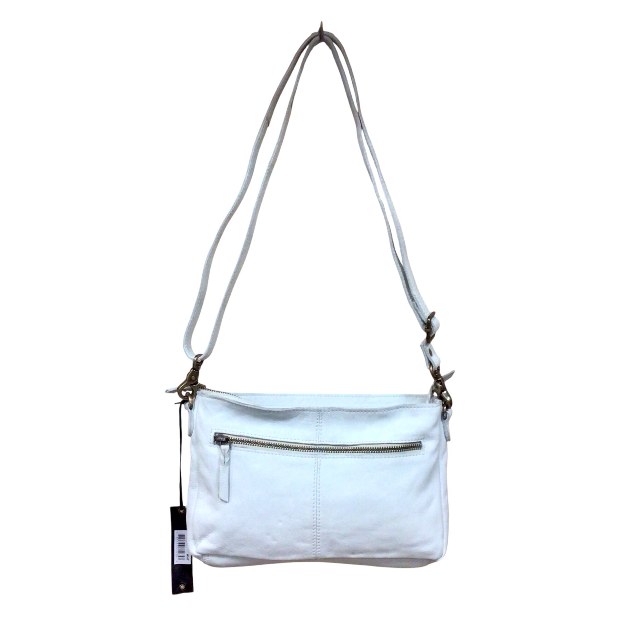 Latico "Meadow" White Leather Crossbody Bag