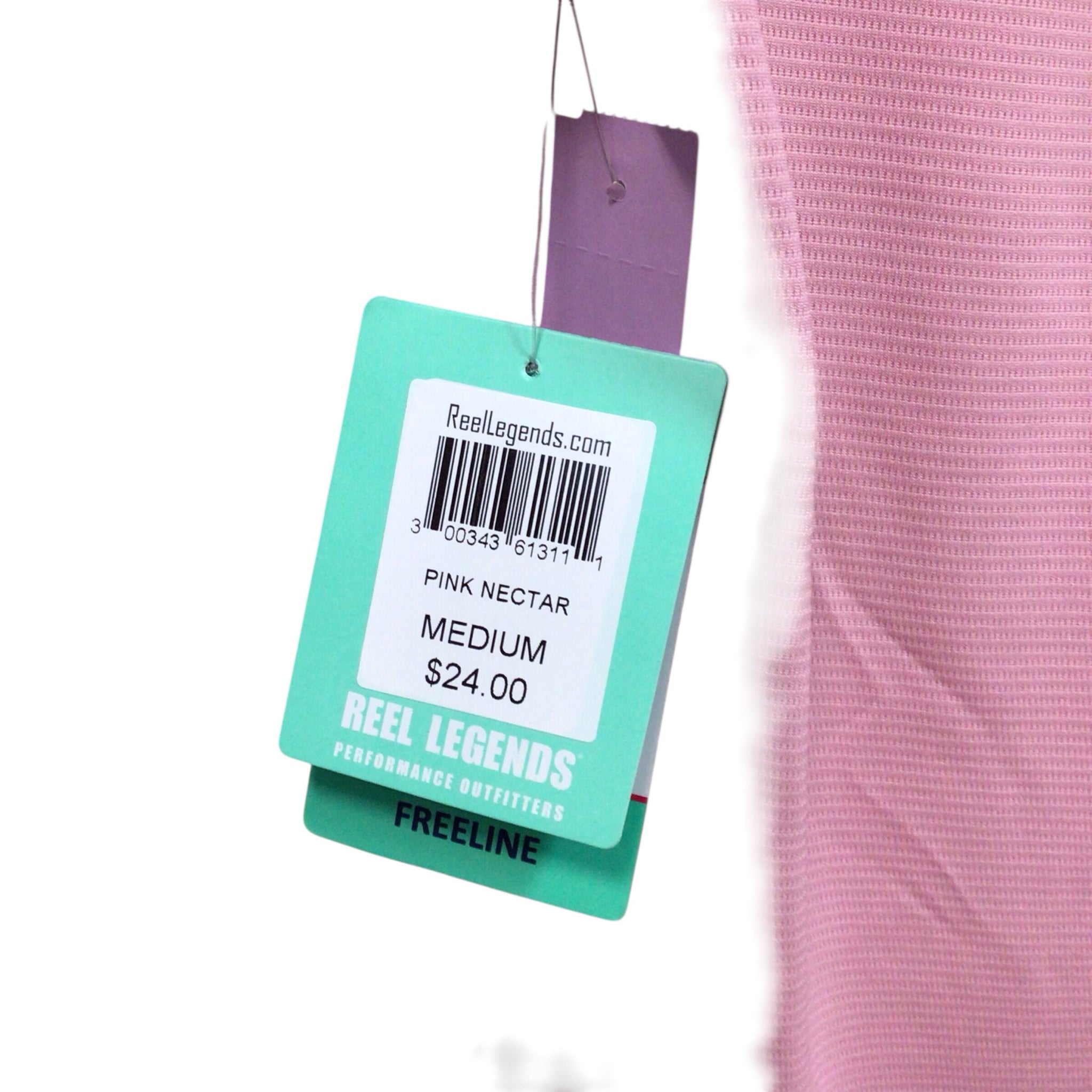 Reel Legends Pink Short Sleeve Top Size Medium NWT