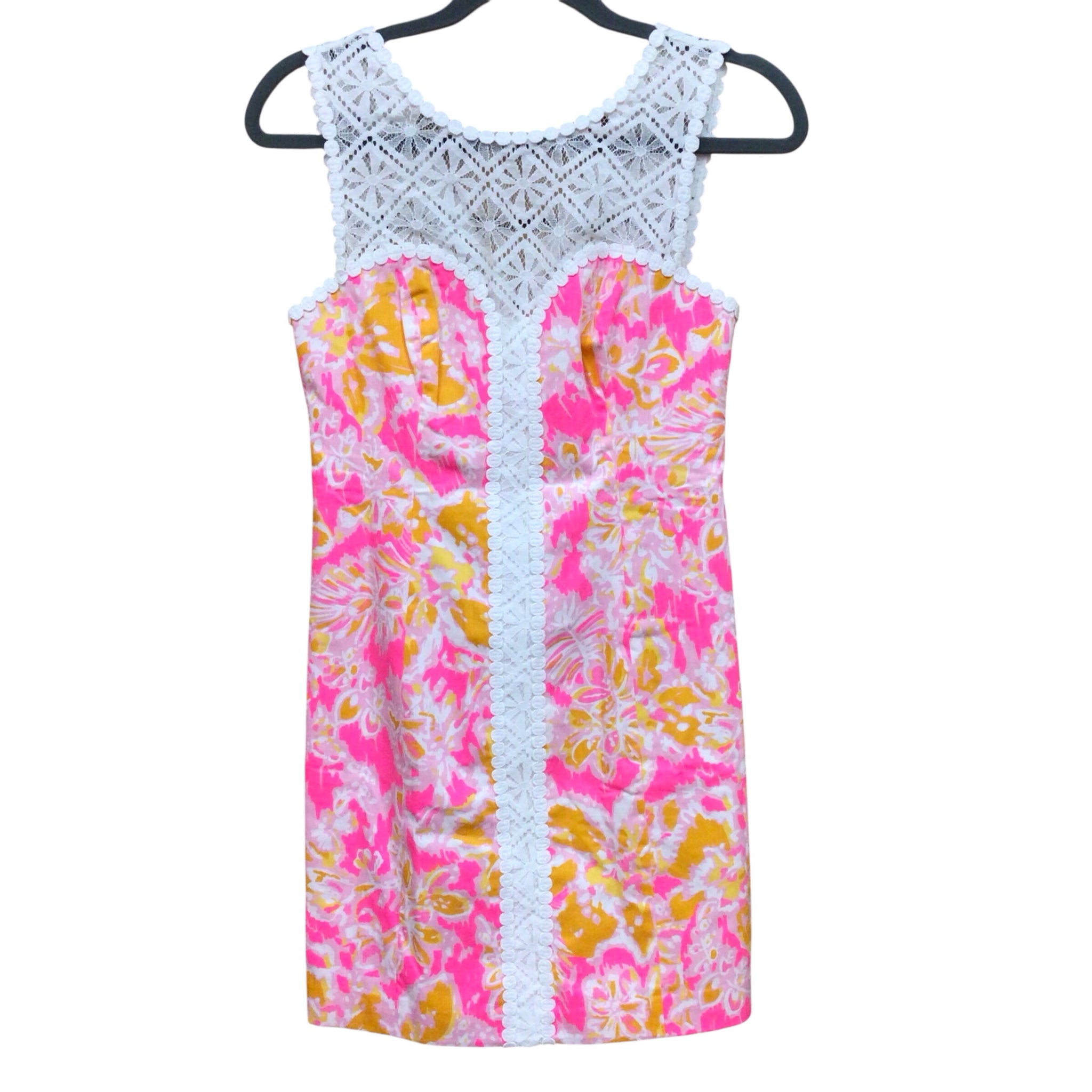 Lilly Pulitzer "Sofia" Lace Shift Dress Size 00
