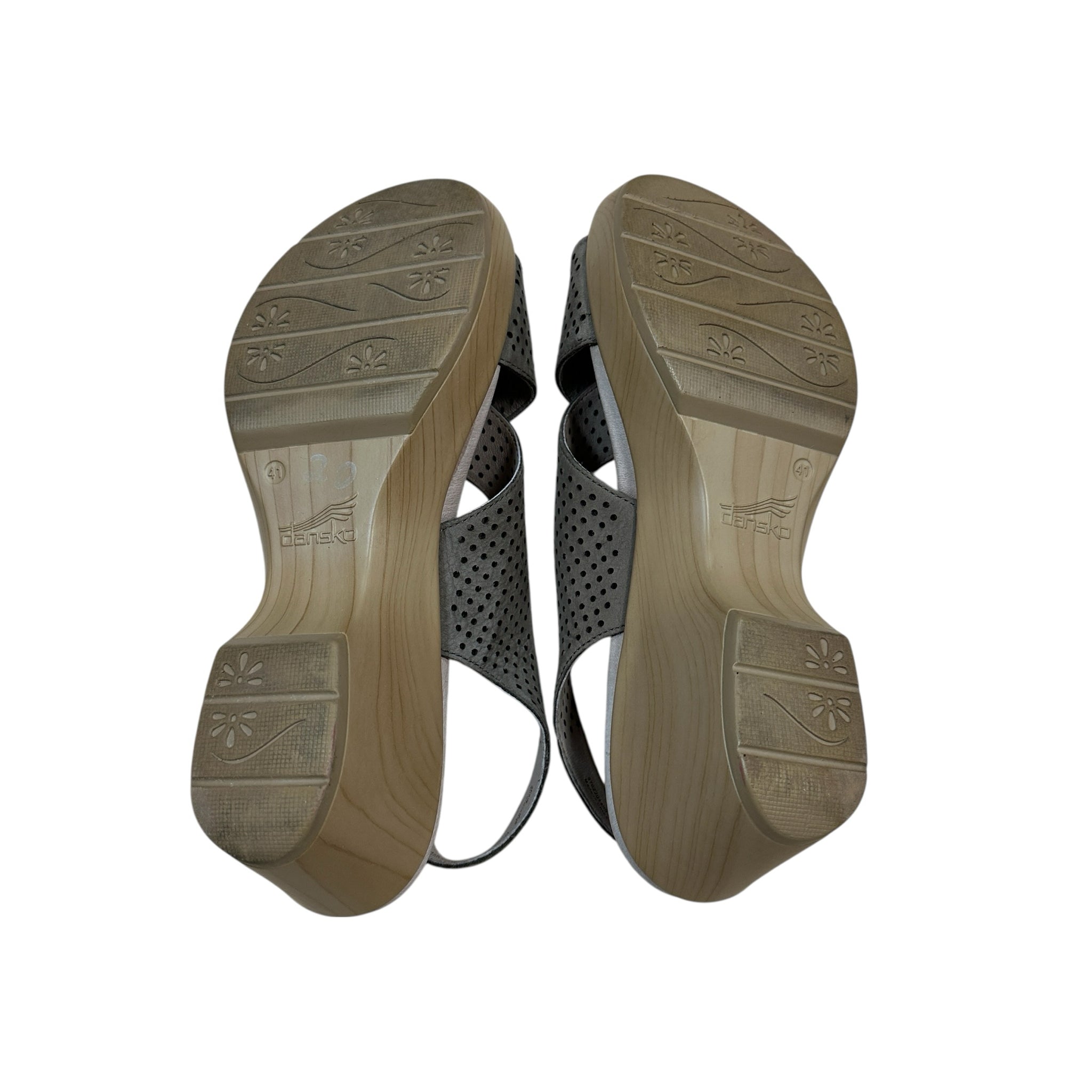 Dansko Gray Sandals Size 9