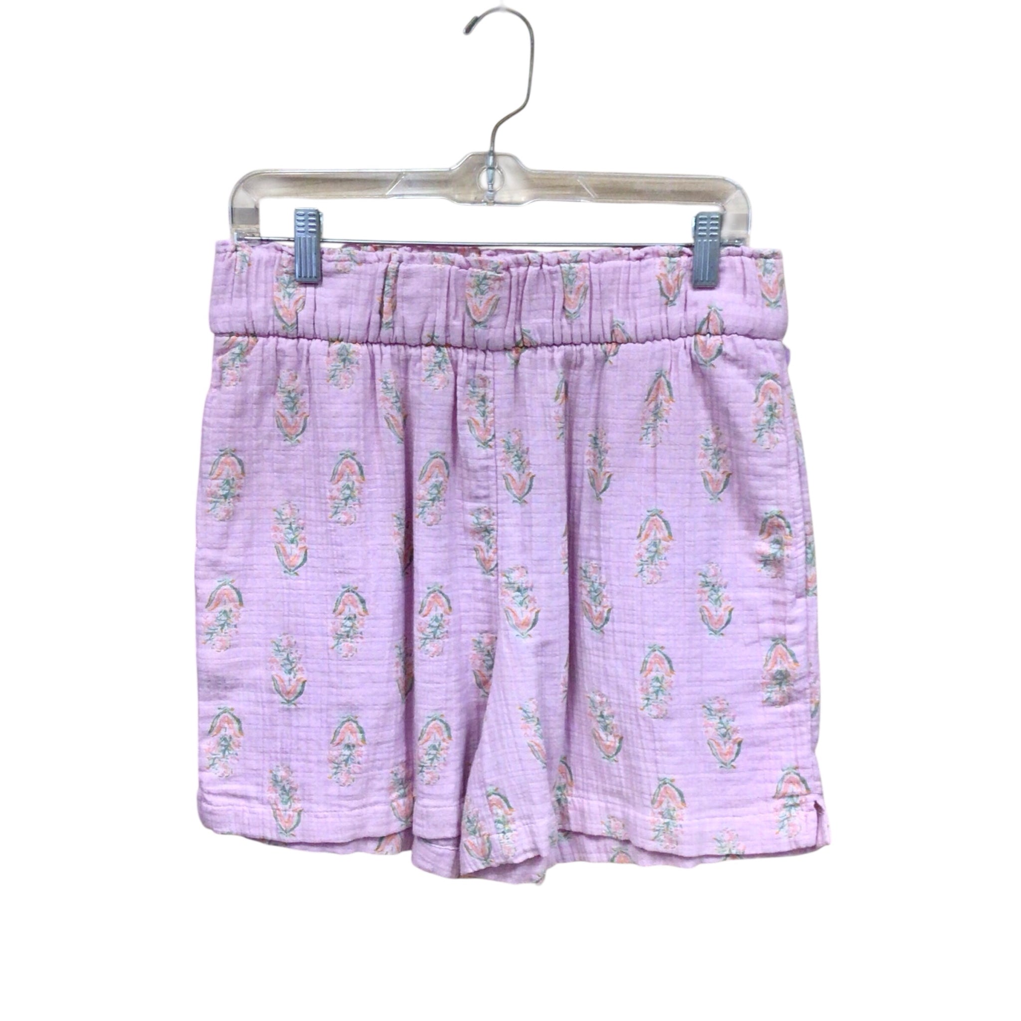 Wonderly Lavender Flower Shorts Size Medium NWT