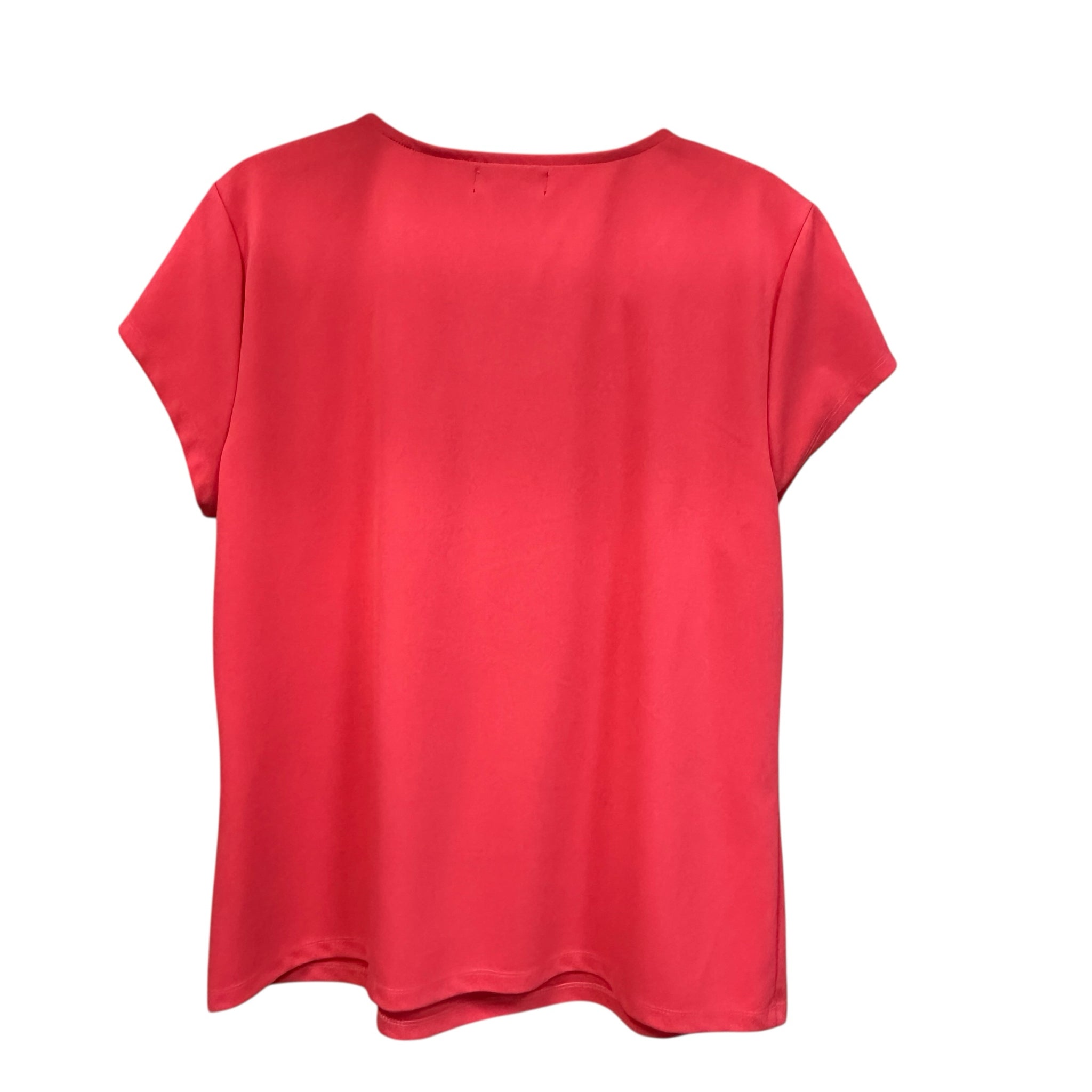 Liz Claiborne Coral Short Sleeve Top Size XL