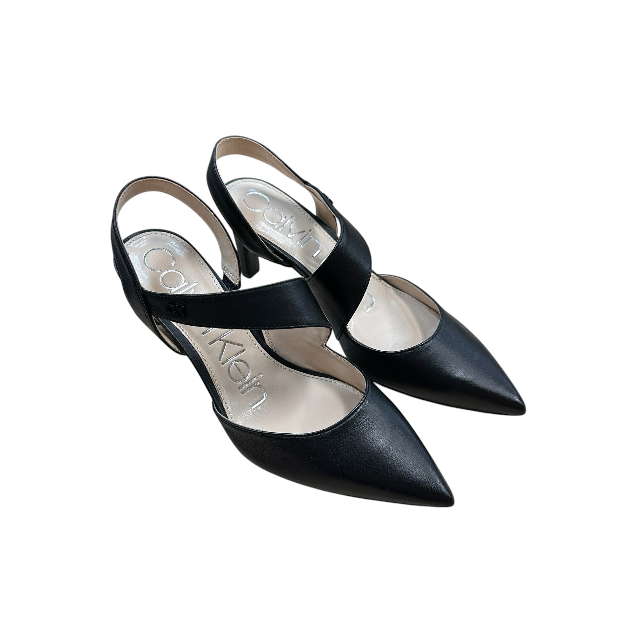 Calvin Klein Larin Black Heels Size 6.5