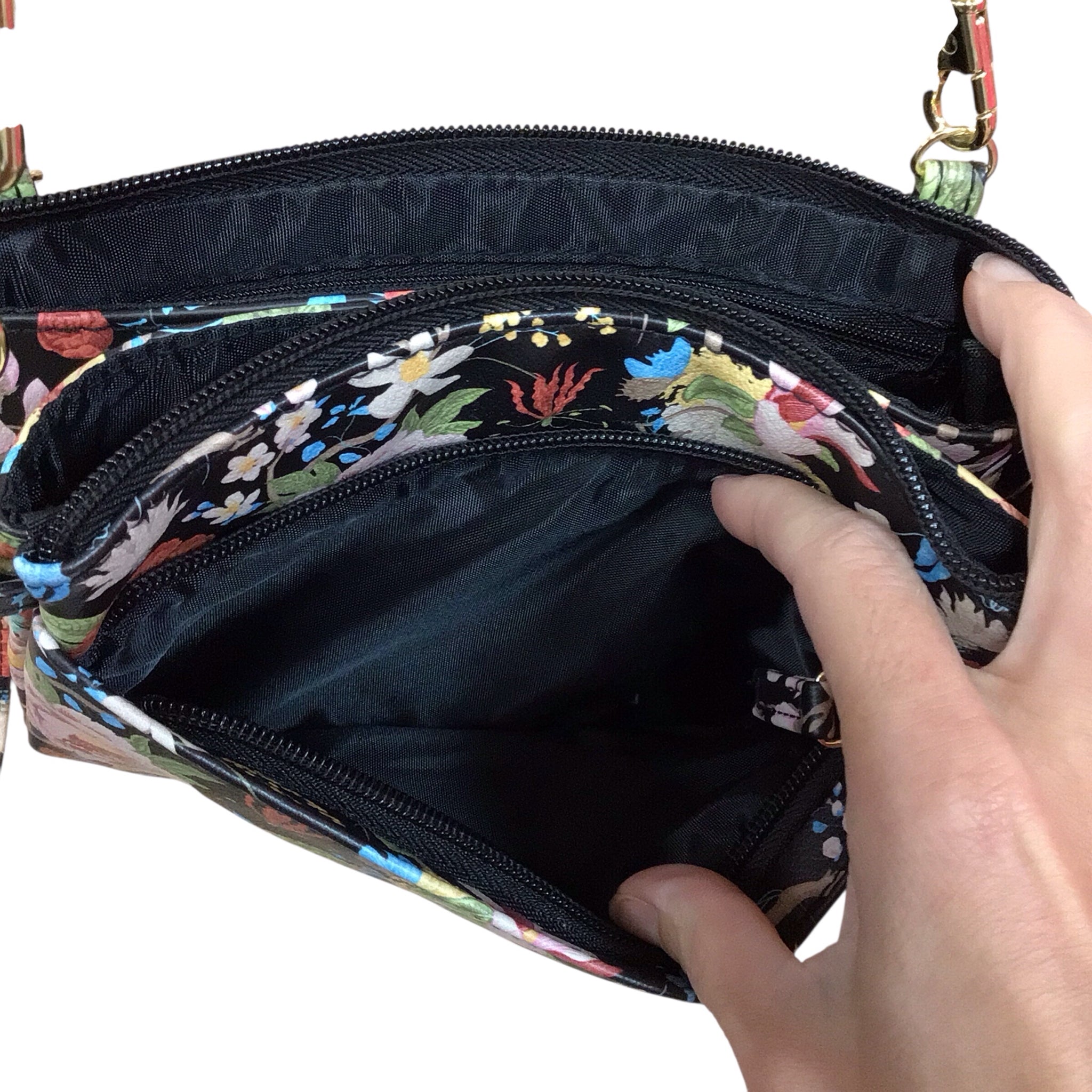 Floral Fashion Crossbody Shoulder Bag Wristlet