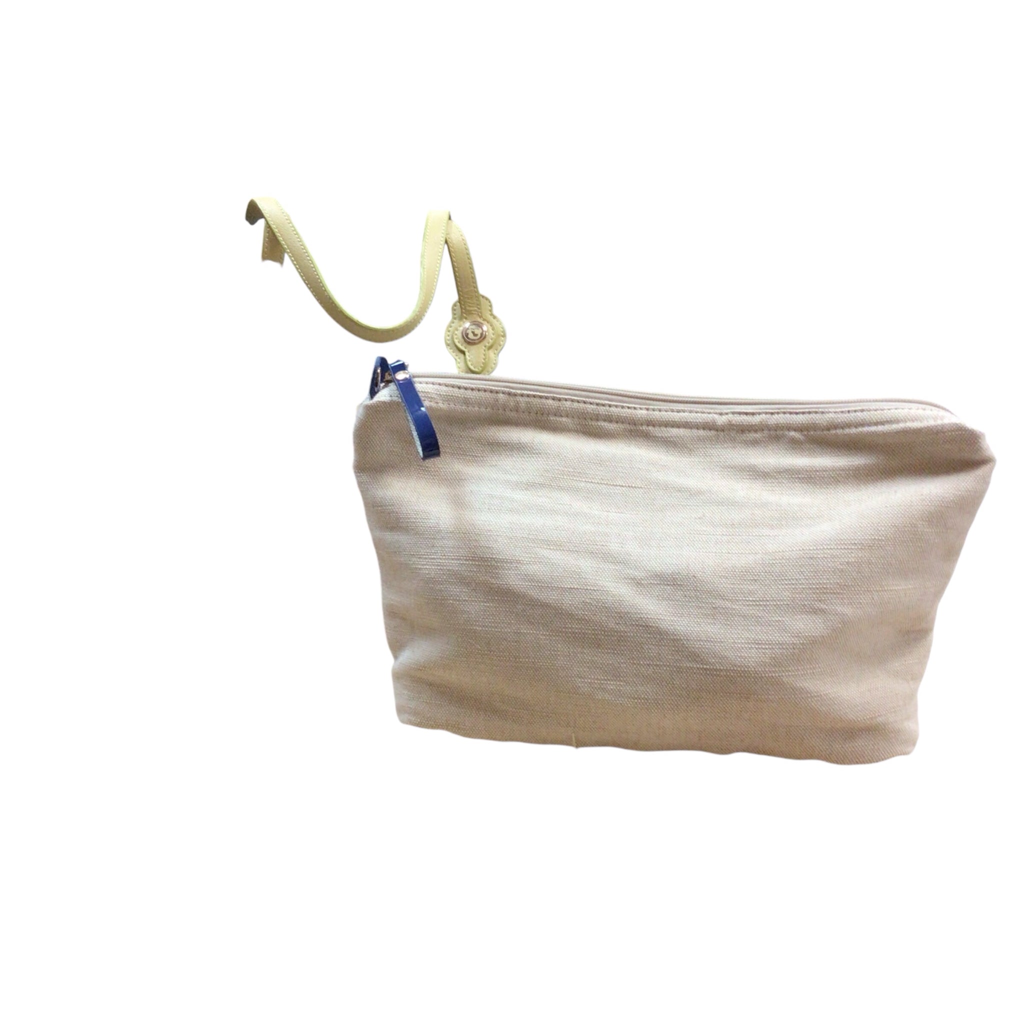 Spartina 449 "Daisy Dash" Blue Patent Leather Tote