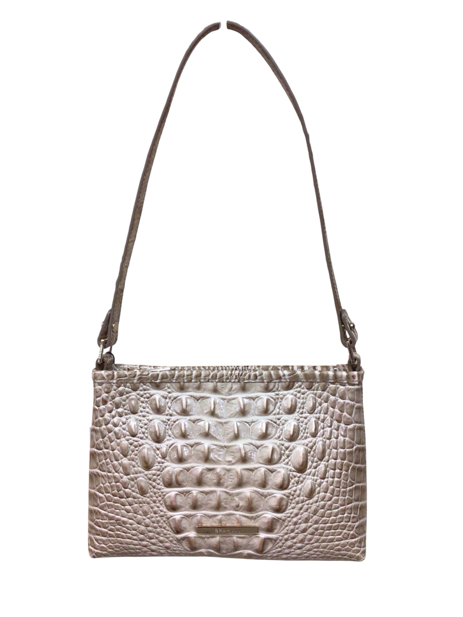 Brahmin "Lorelei" Shortbread Melbourne Tan Leather Shoulder Bag