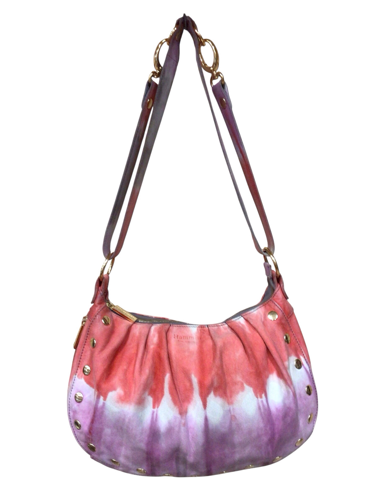 Hammitt Avalon Tie-Dye Leather Hobo Crossbody Shoulder Bag