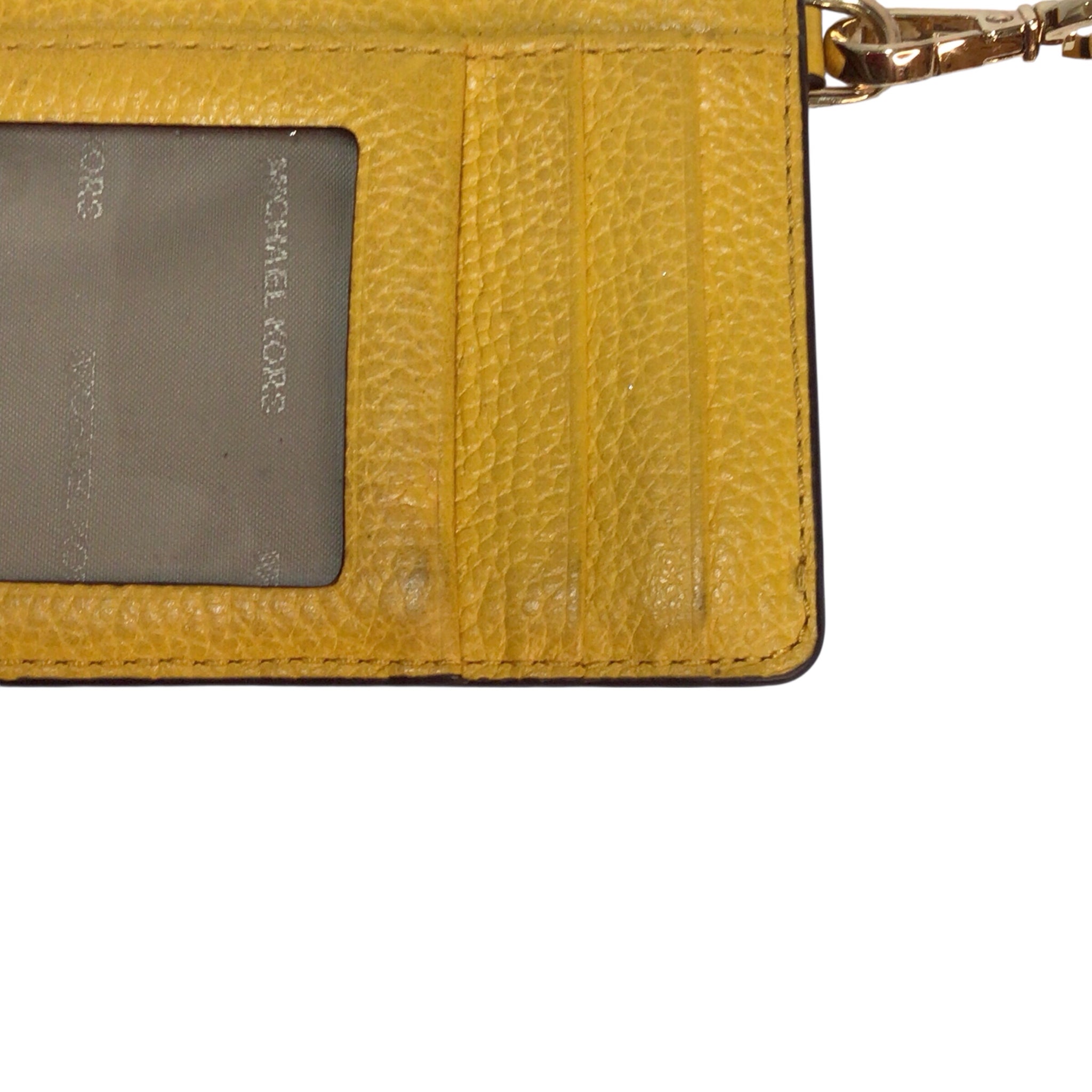 Michael Kors Yellow Wristlet Wallet