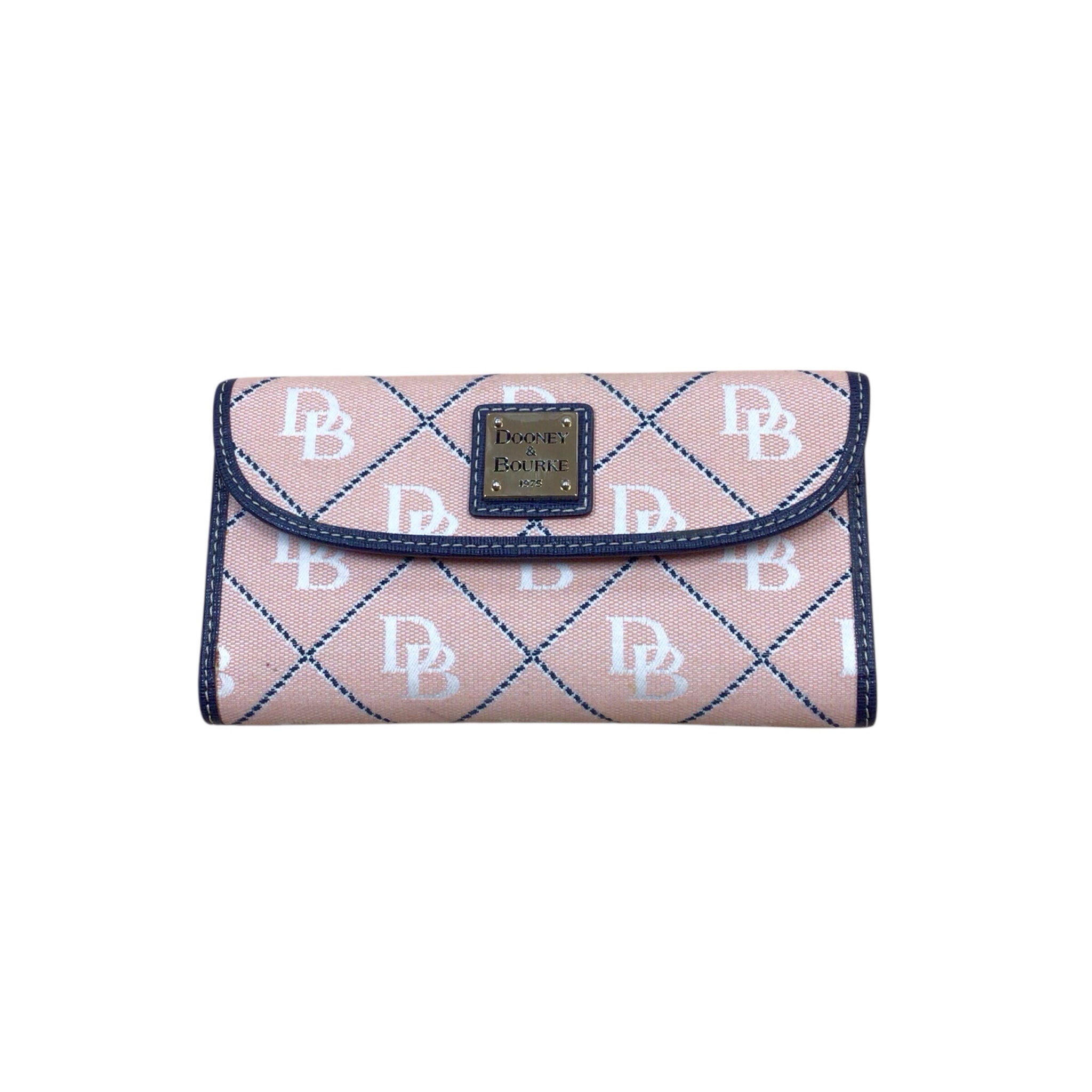 Dooney & Bourke Peach Maxi Quilt Continental Wallet
