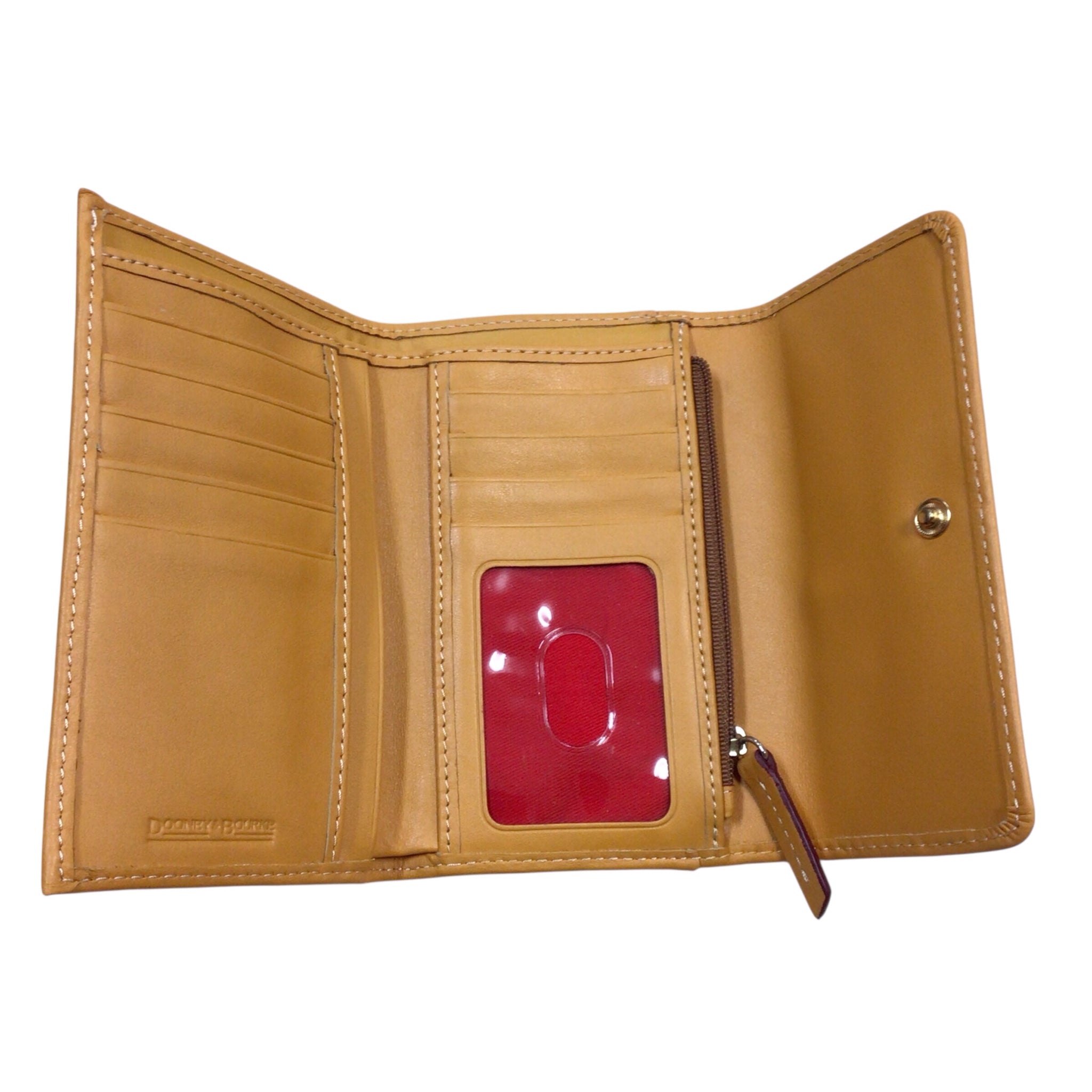 Dooney & Bourke Golden Yellow Tri-Fold Wallet