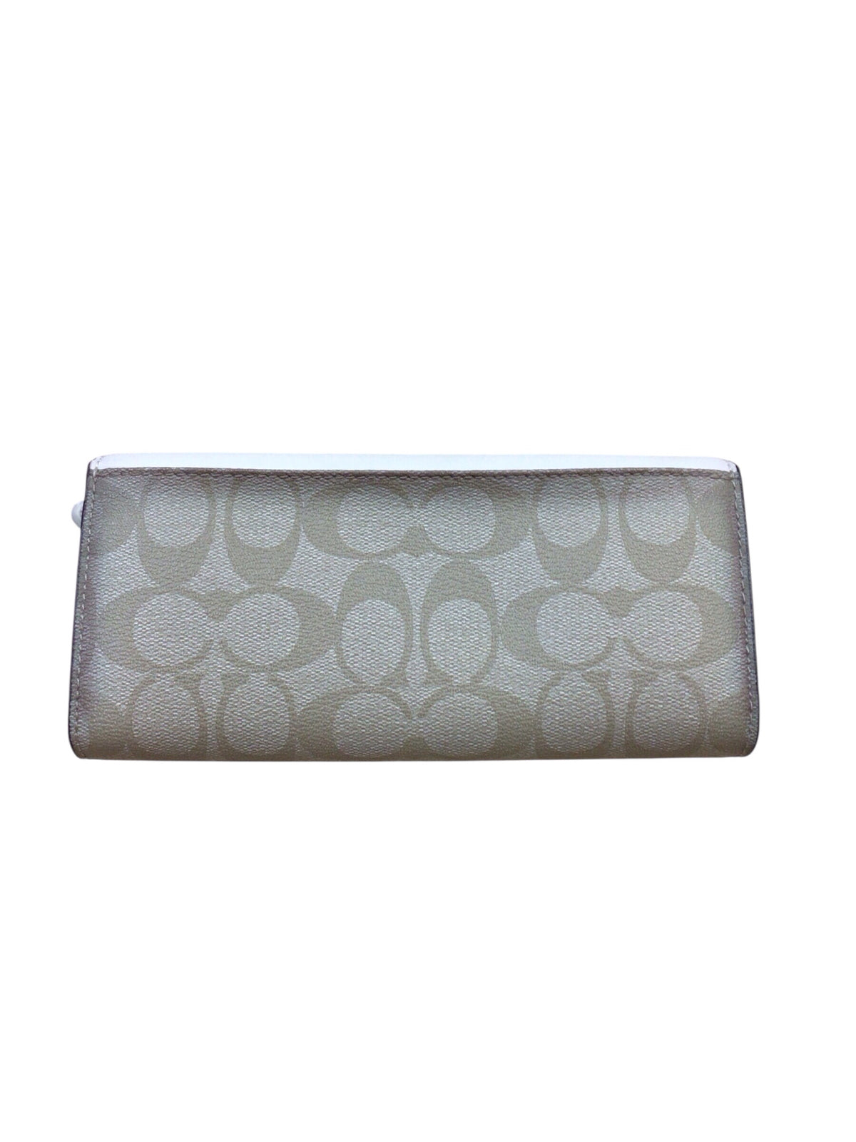 Coach F4022 Signature Slim Envelope Fold Over Wallet