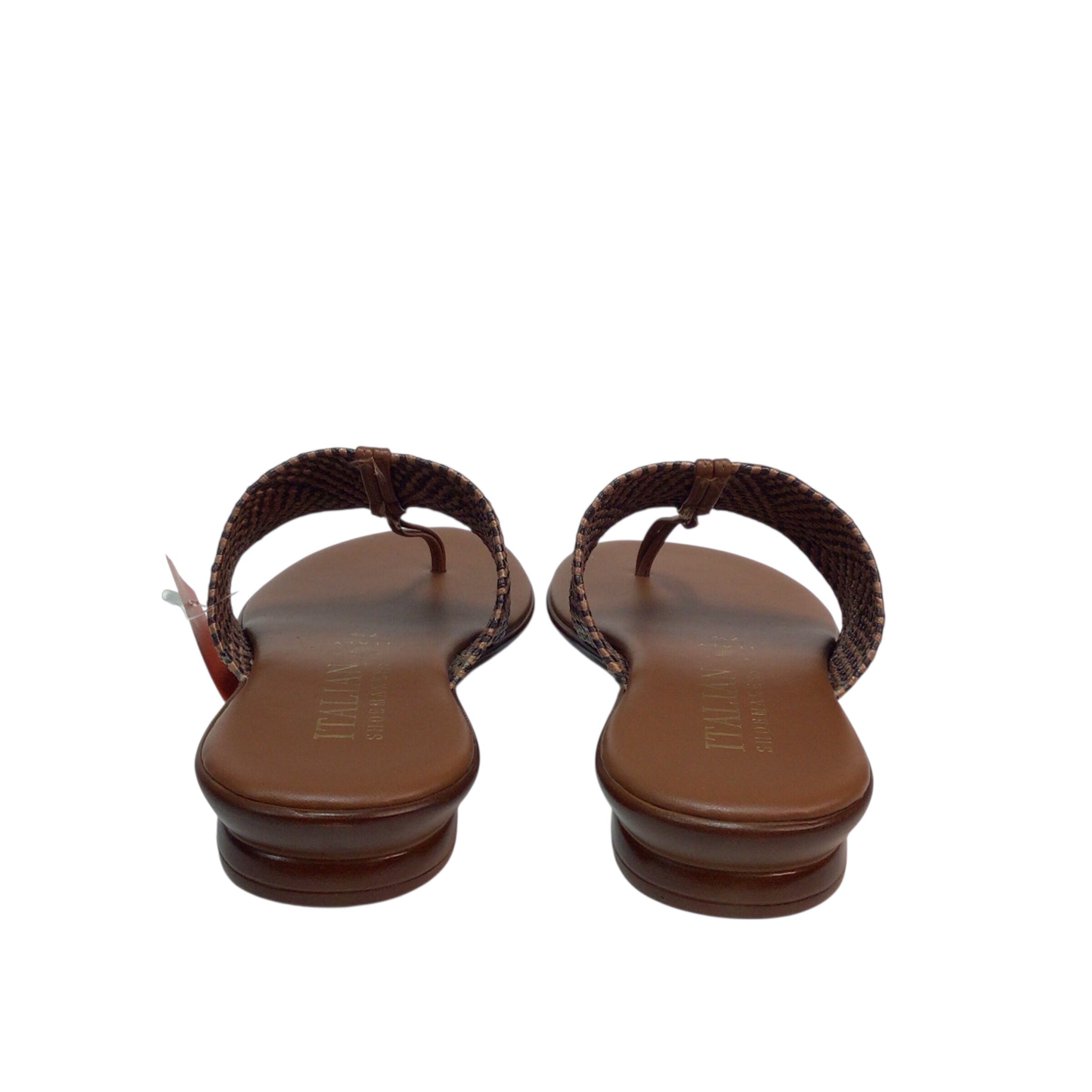 Italian Shoemakers Briley Brown Sandals Size 7.5