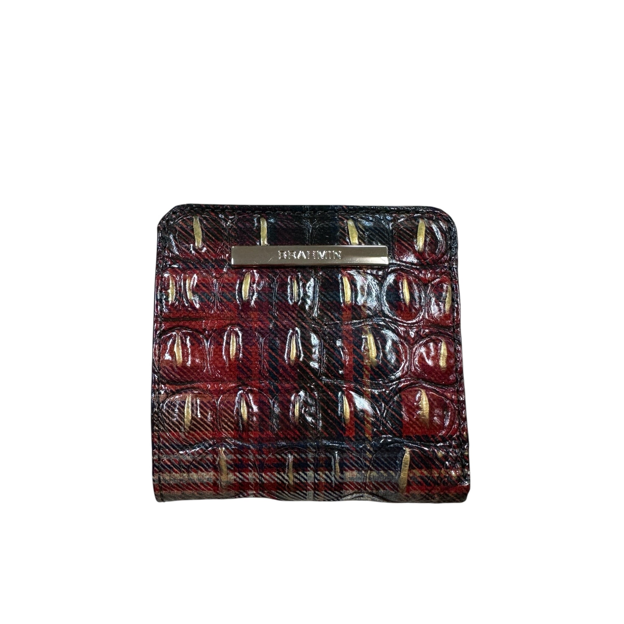 Brahmin "Jane" Flannel Print Leather Bi-Fold Wallet