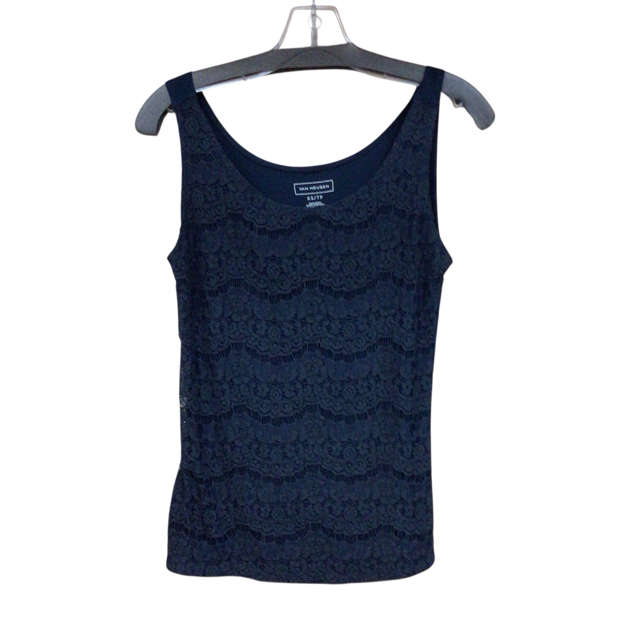 Van Heusen Sleeveless Navy Top Size XS NWT