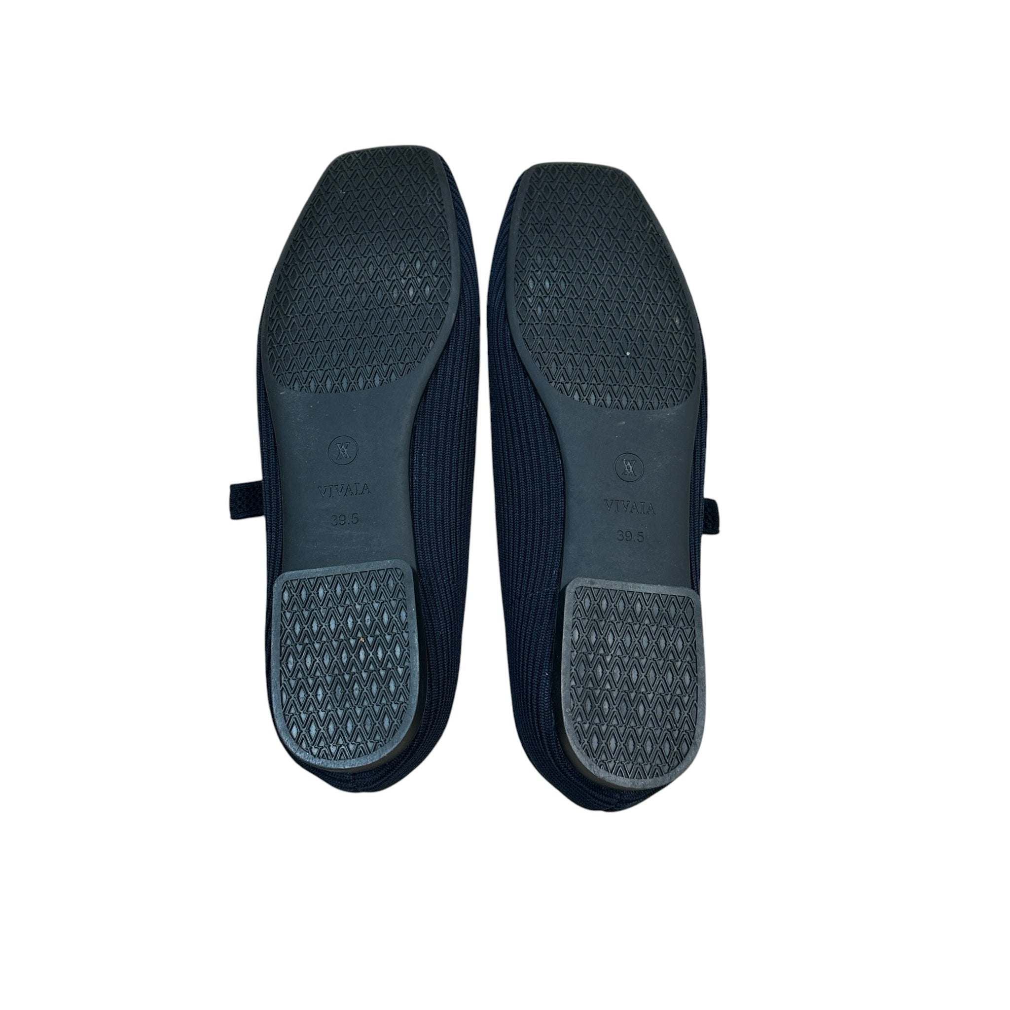 Vivaia Navy "Margot" Mary Jane Flats Size 9