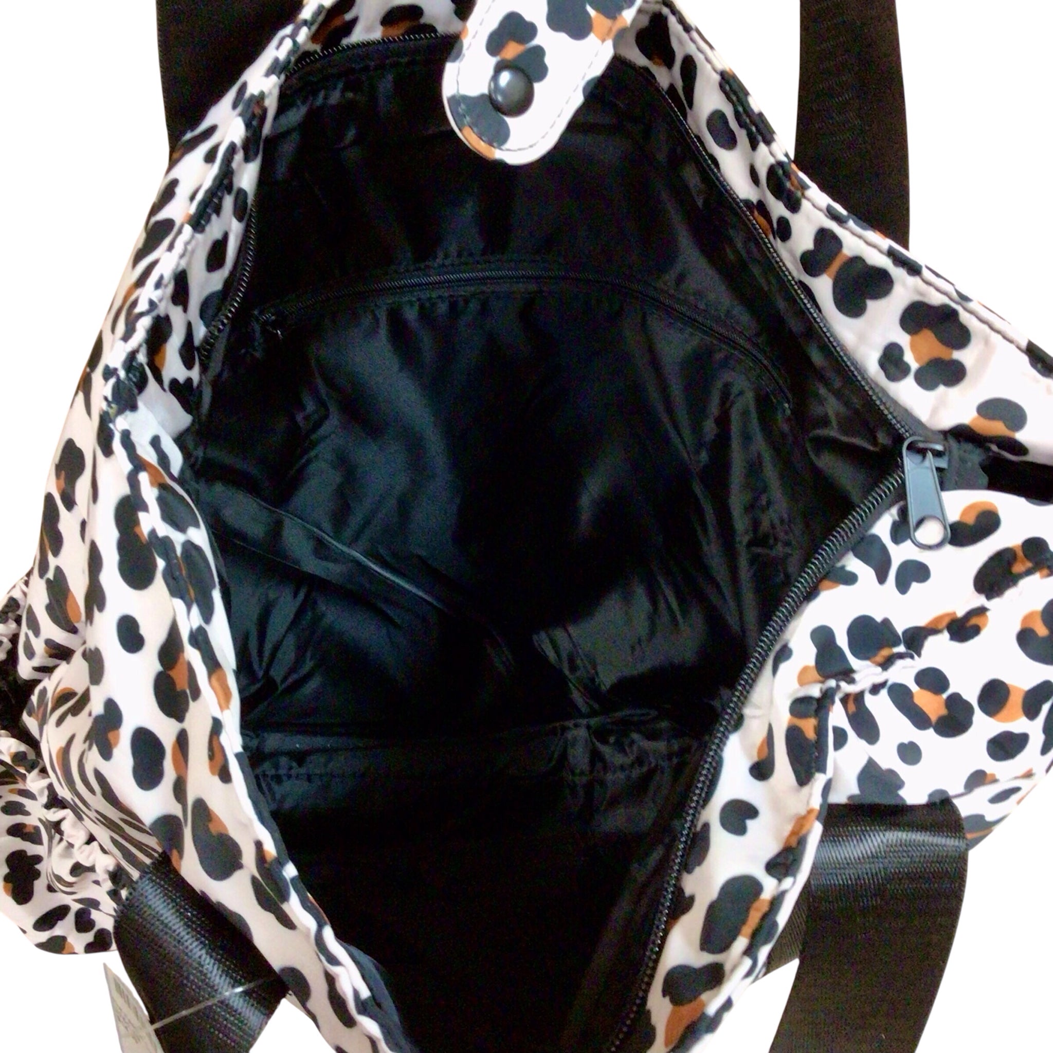 Homespon Foldable Animal Print Tote