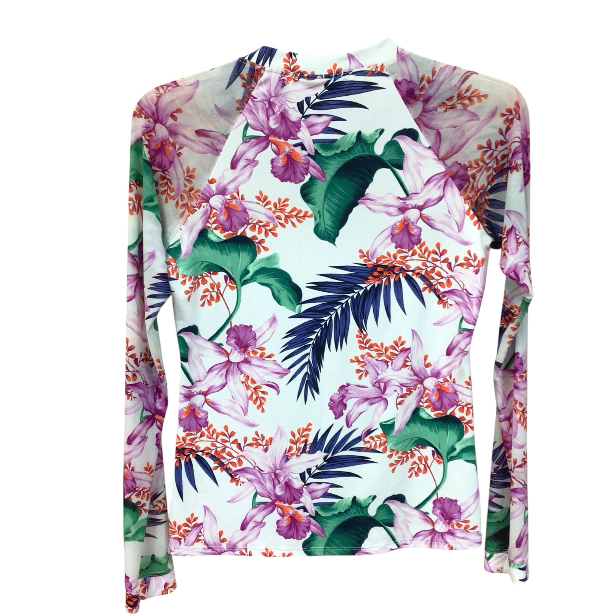 Tommy Bahama Floral Long Sleeve Rash Guard Size XS