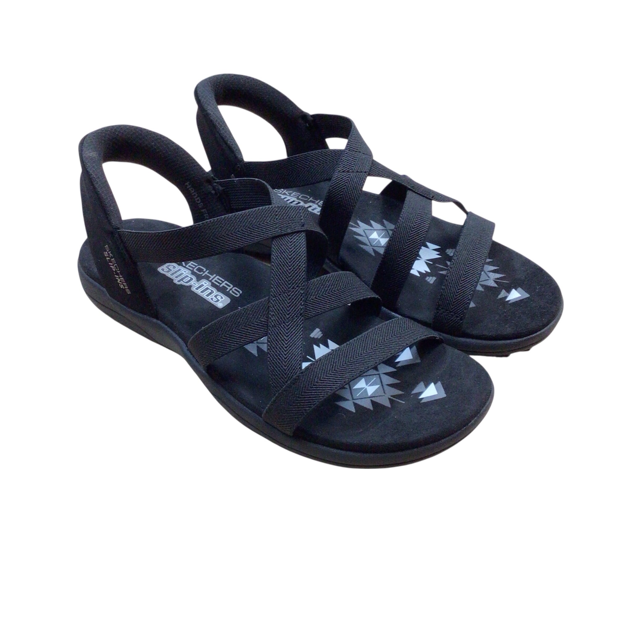 Skechers Black Size 8 Sandals