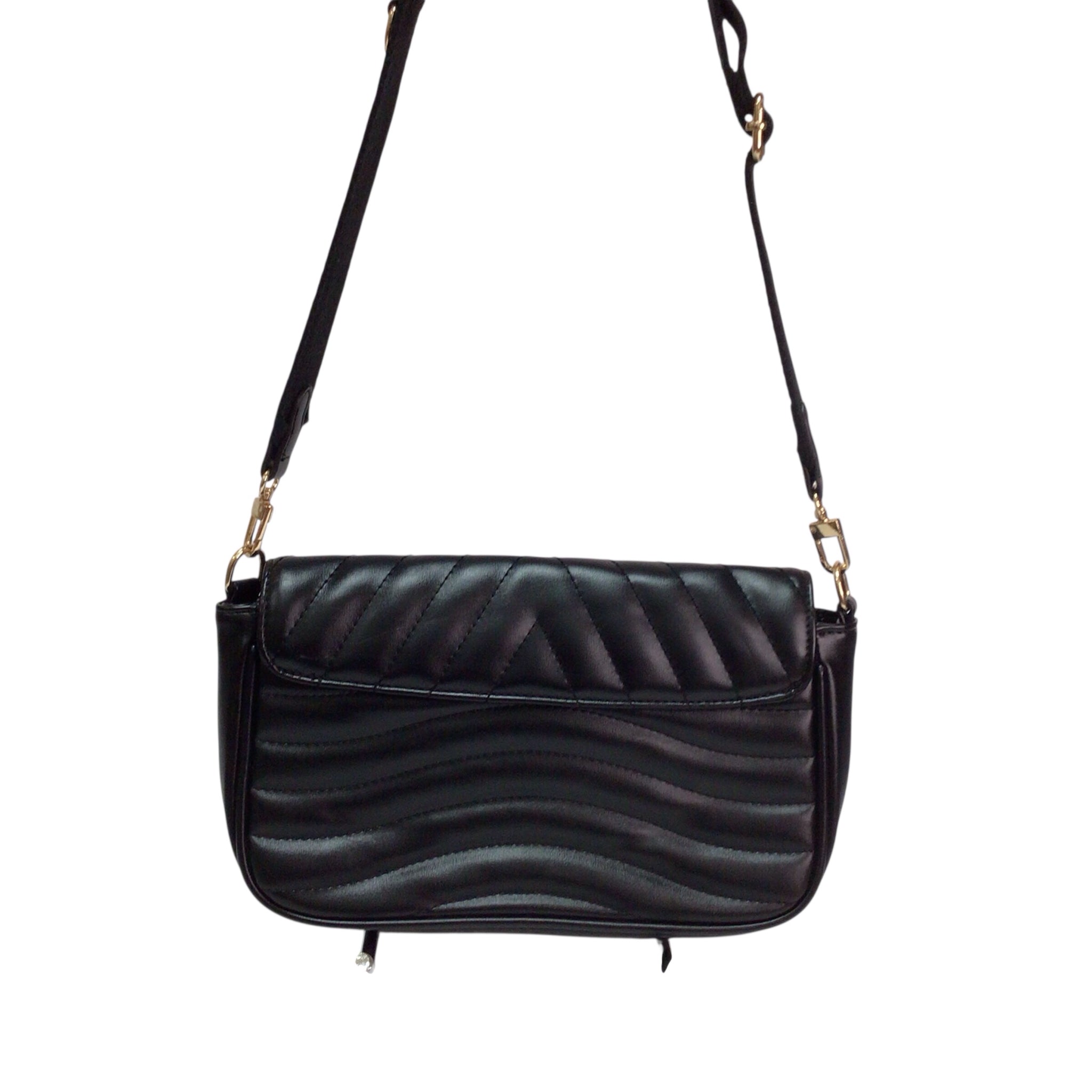 Ant Expedition Black Fold-Over Crossbody Bag NWT