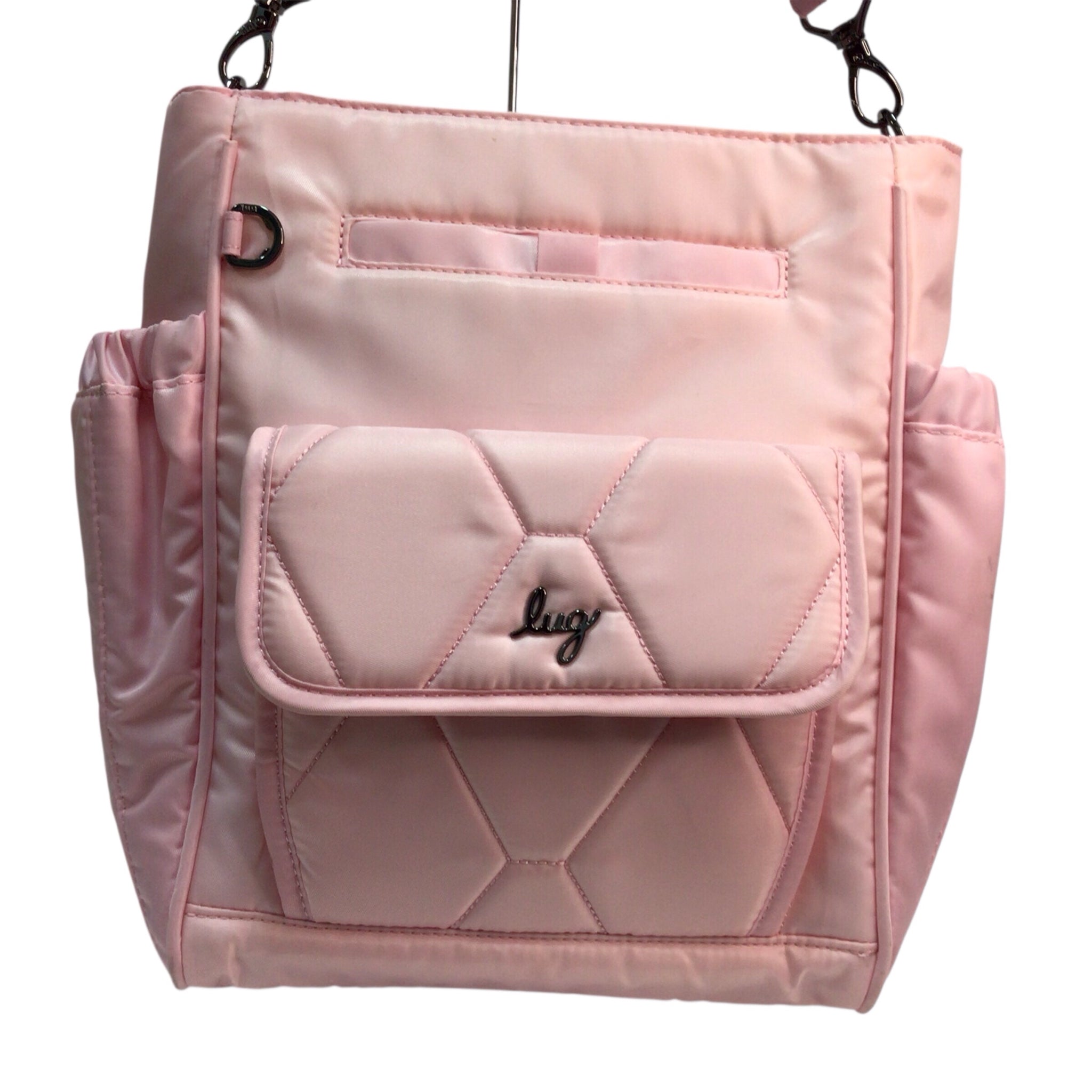 Medium Pink Lug Handbag Crossbody Bag