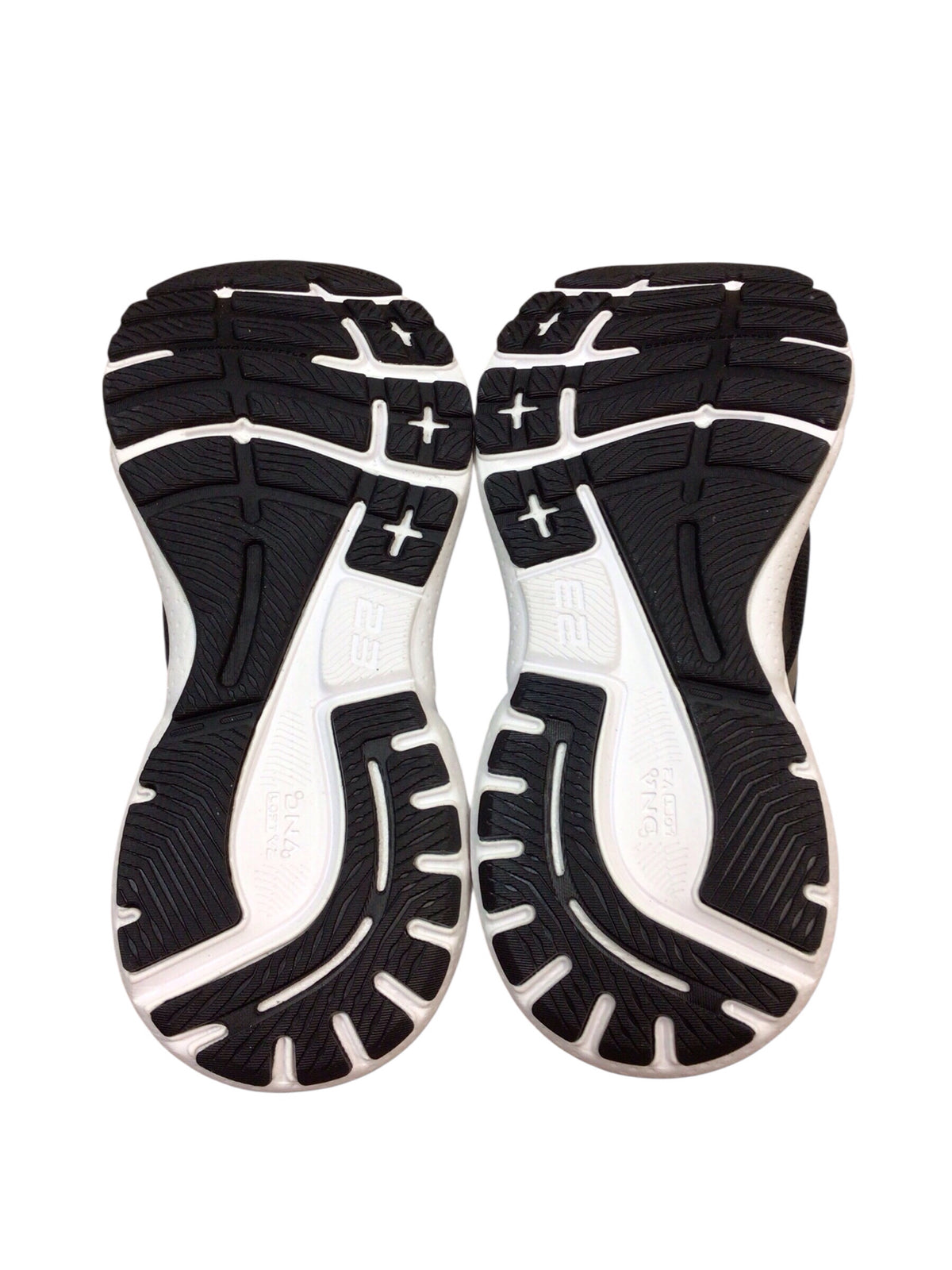 Brooks "Adrenaline" GTS 23 Black & White Running Shoes Size 7.5