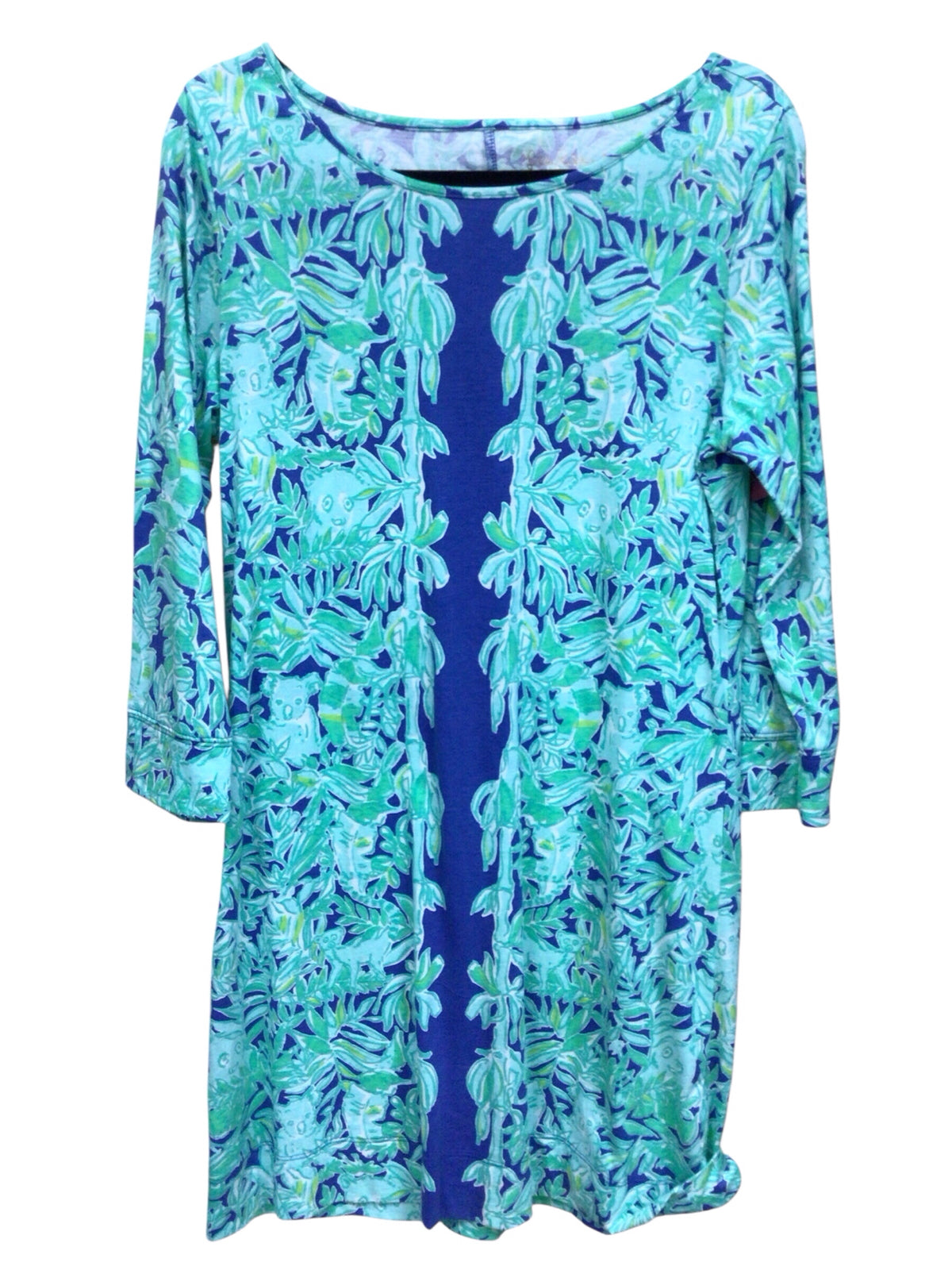 Lilly Pulitzer "Marlowe" 3/4 Sleeve "Koala of the Wild" Dress Size Large