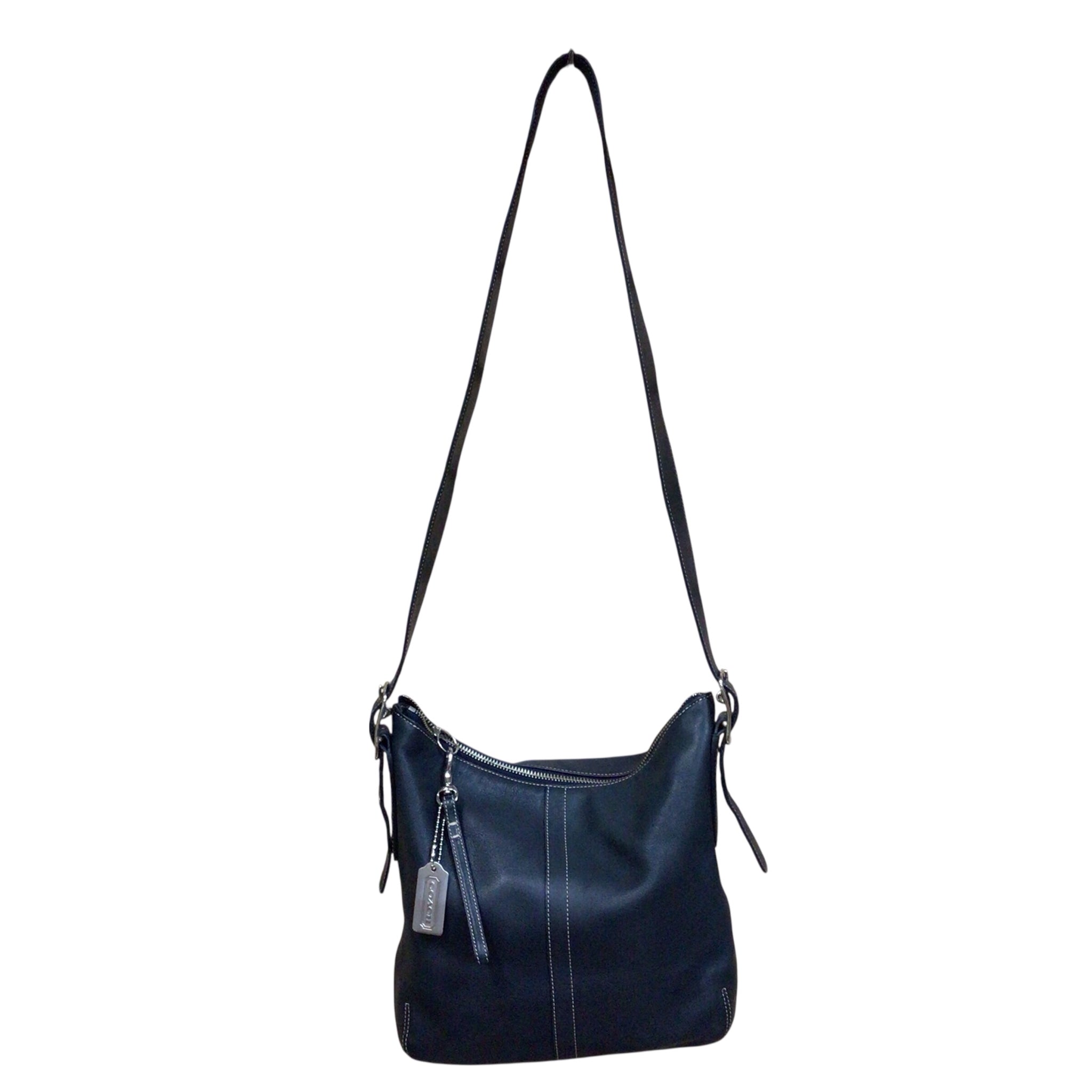Coach 9326 Legacy Navy Leather Crossbody Bag