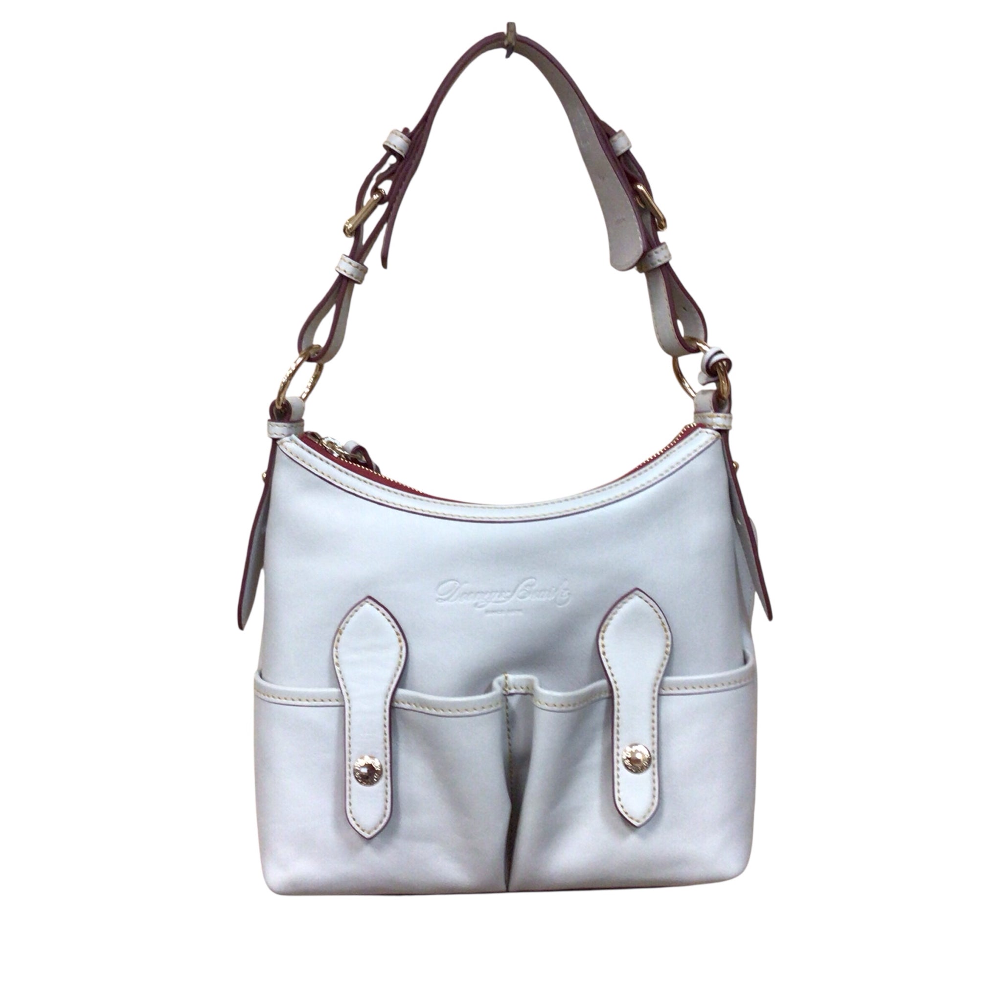 Dooney & Bourke Gray Leather Shoulder Bag