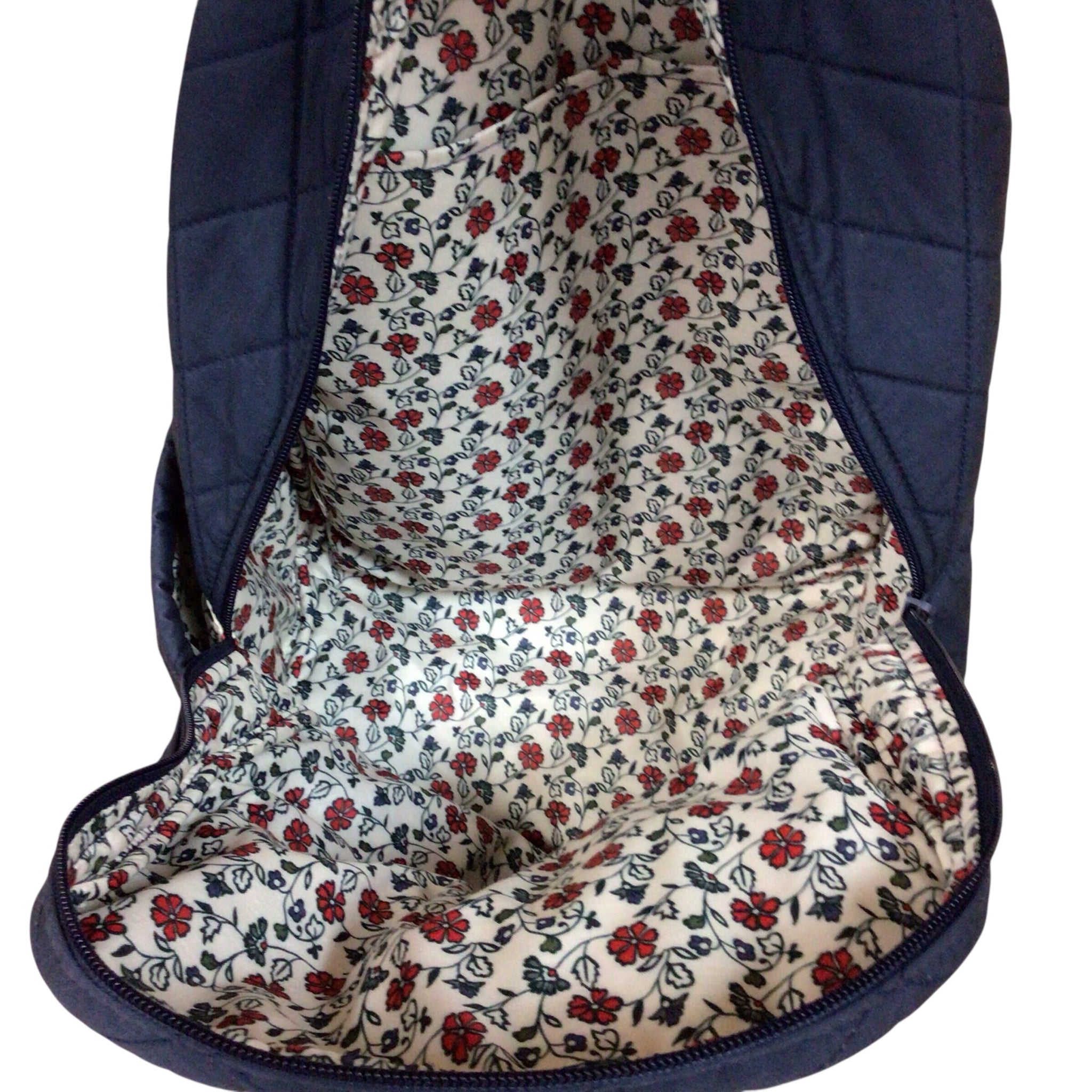 Vera Bradley Navy Quilted Backpack