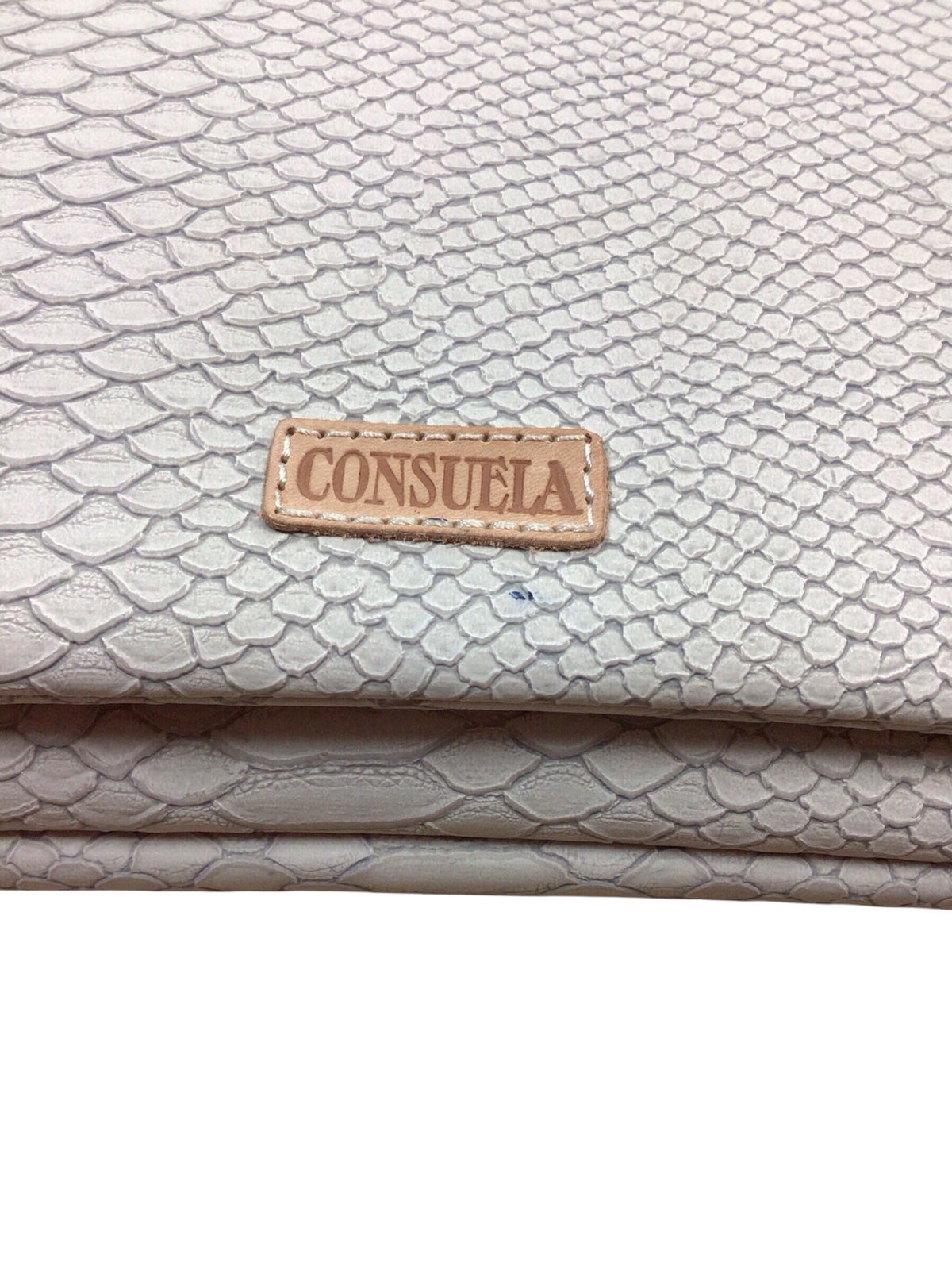 Consuela "Metro Thunderbird" Gray Leather Crossbody