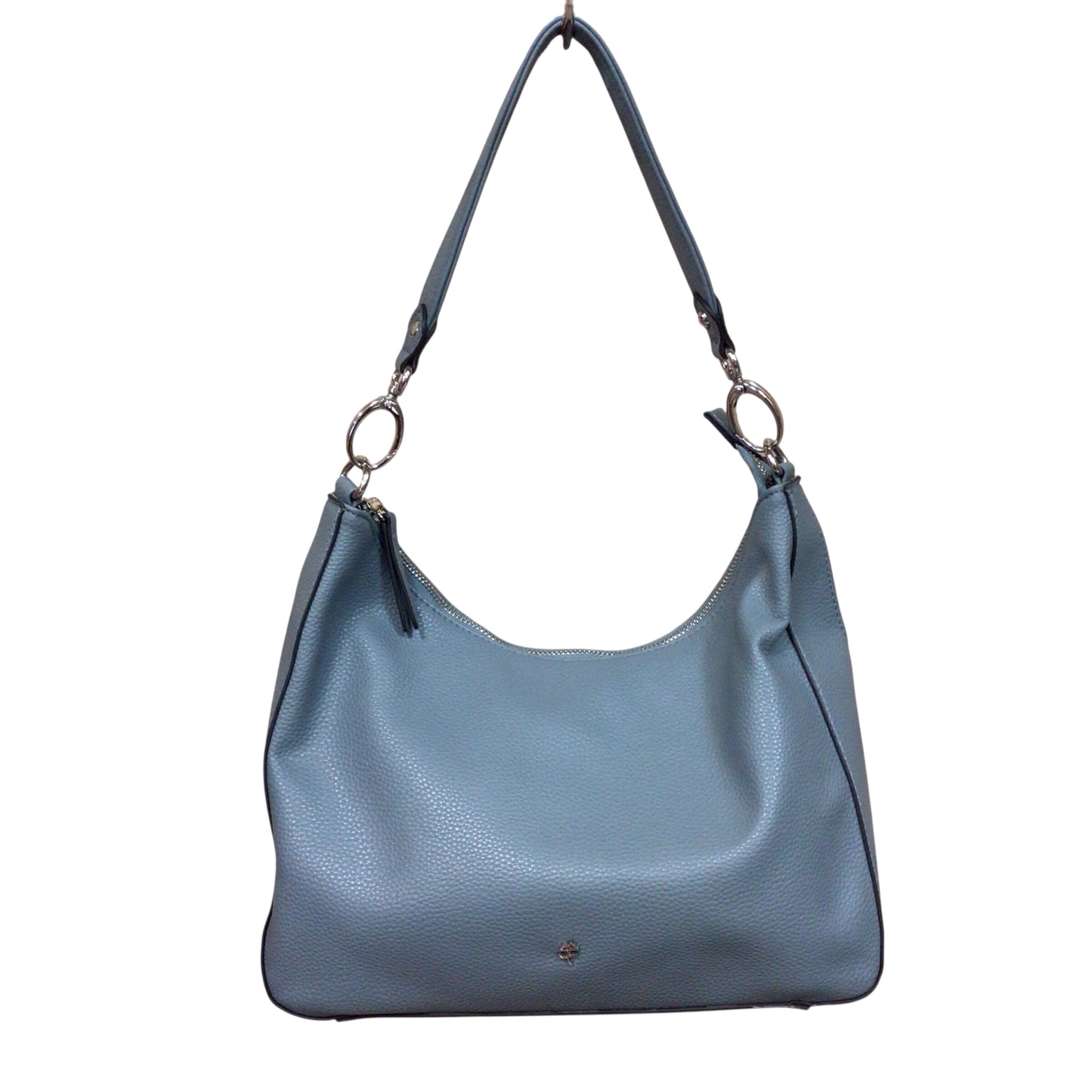 Jenna Kator Frankenmuth Blue Vegan Leather Hobo Shoulder Bag