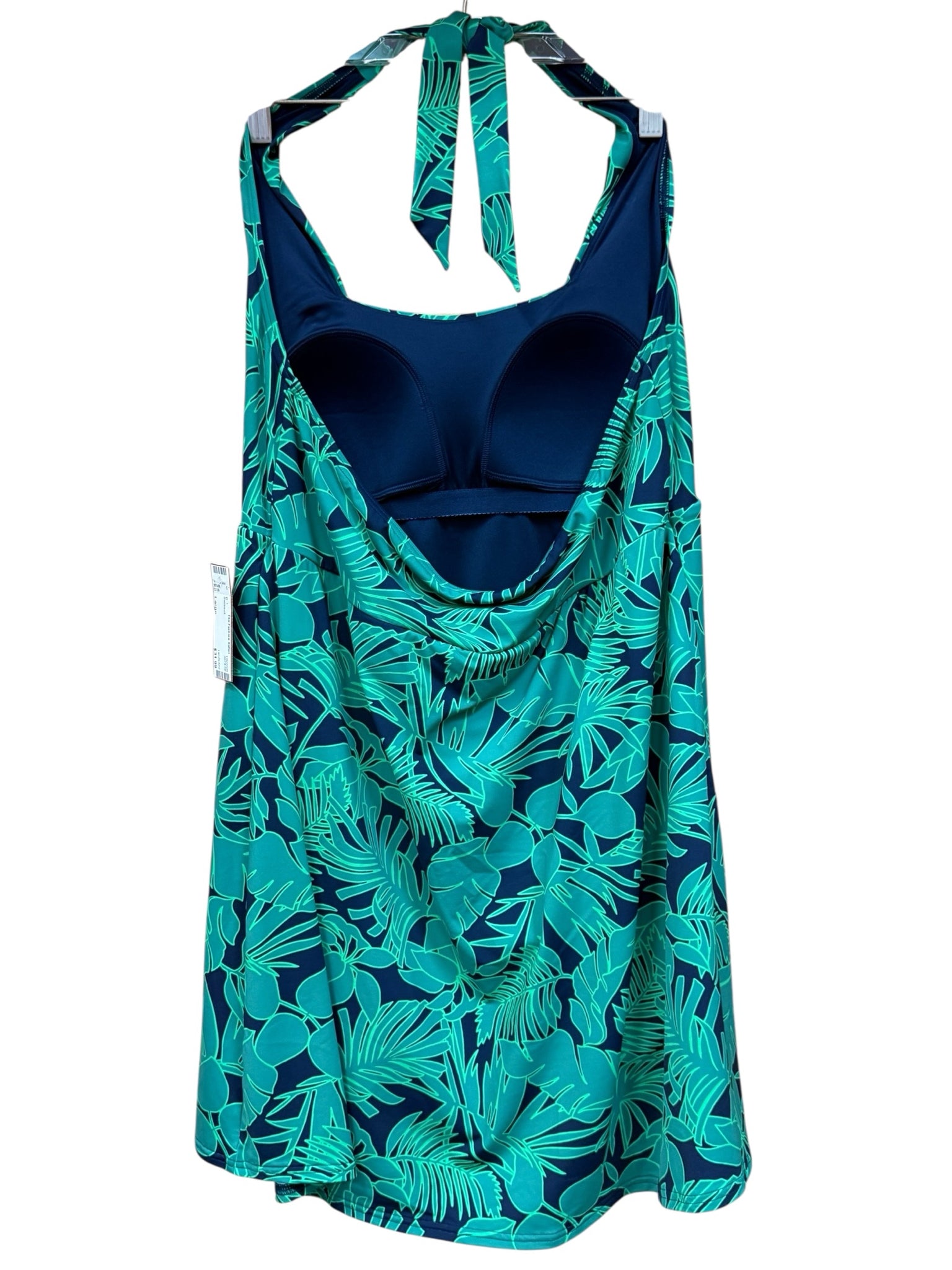 Land's End One Piece Halter Top Swimsuit Size Large