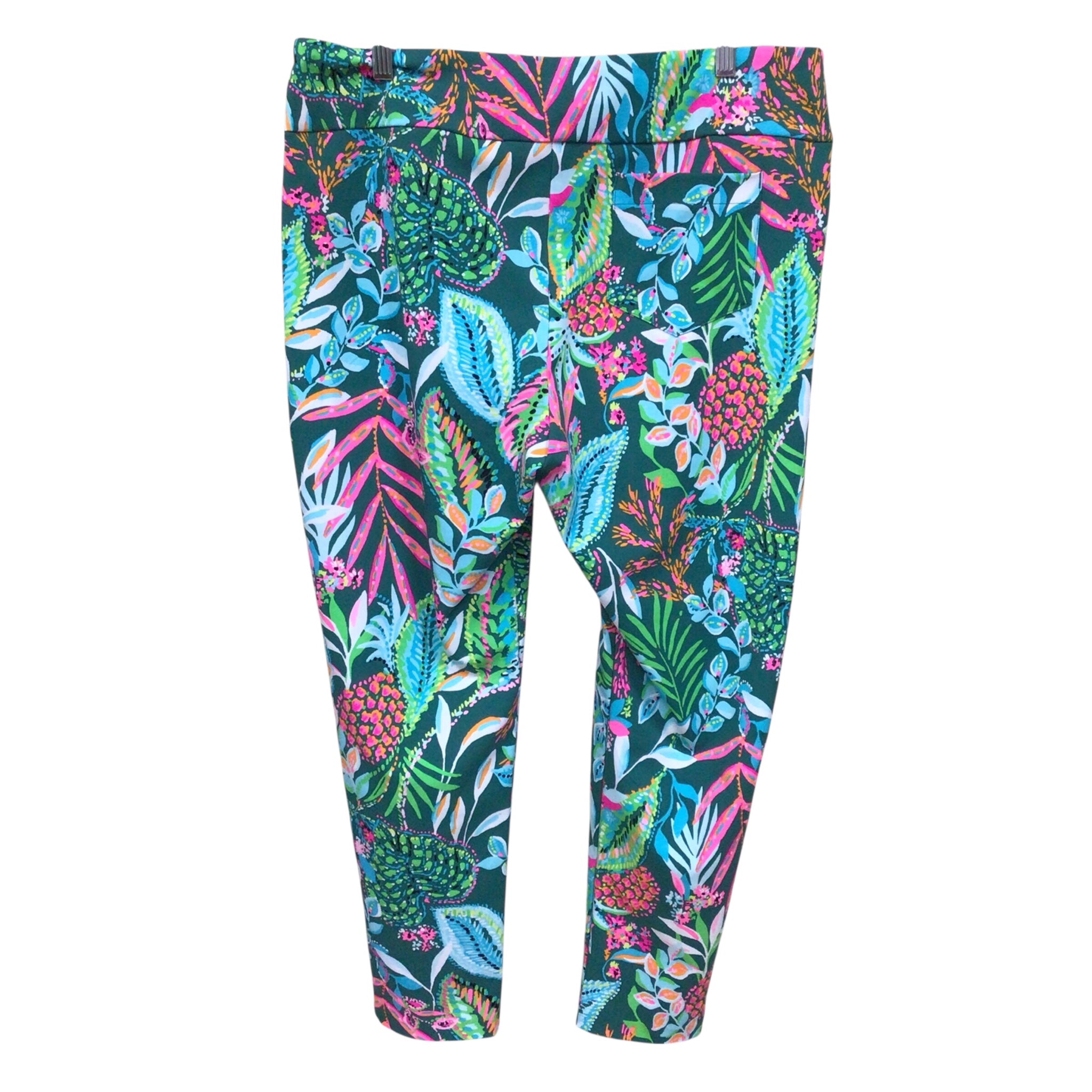 Lilly Pulitzer Luxletic Corso "Sunshine Jungle" Pants Size 16