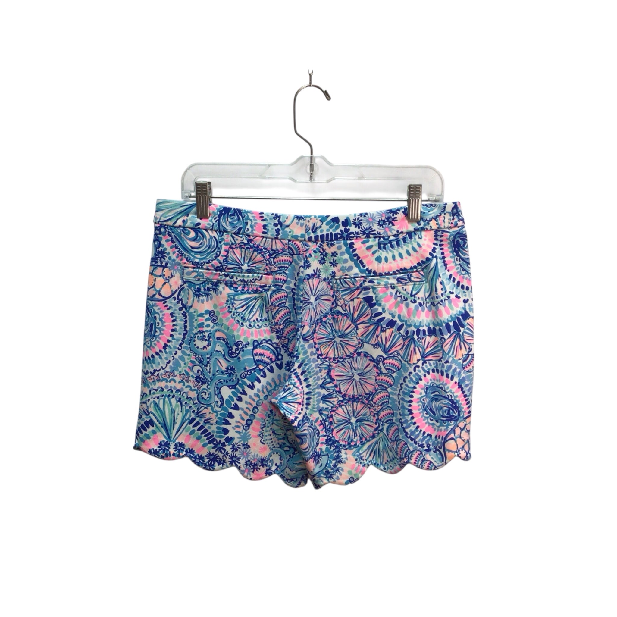Lilly Pulitzer Darci Knit Shorts Blue Grotto Size 4